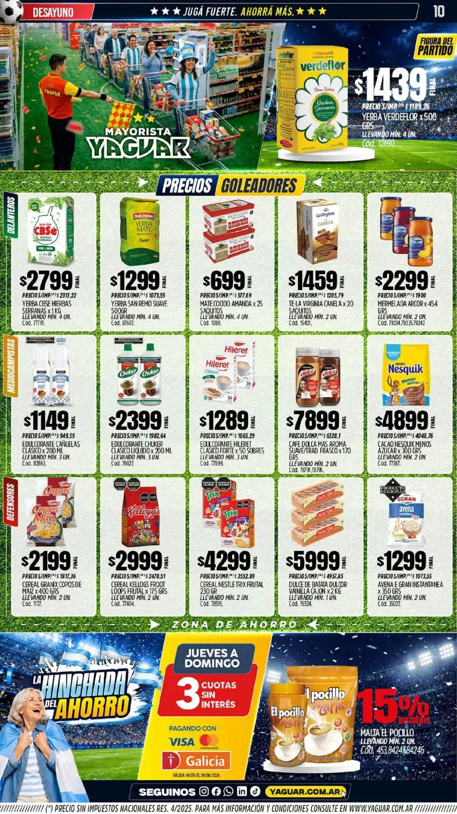Yaguar - Oferta Semanal General Roca │ válido desde el 22/06/2026 | Página: 10