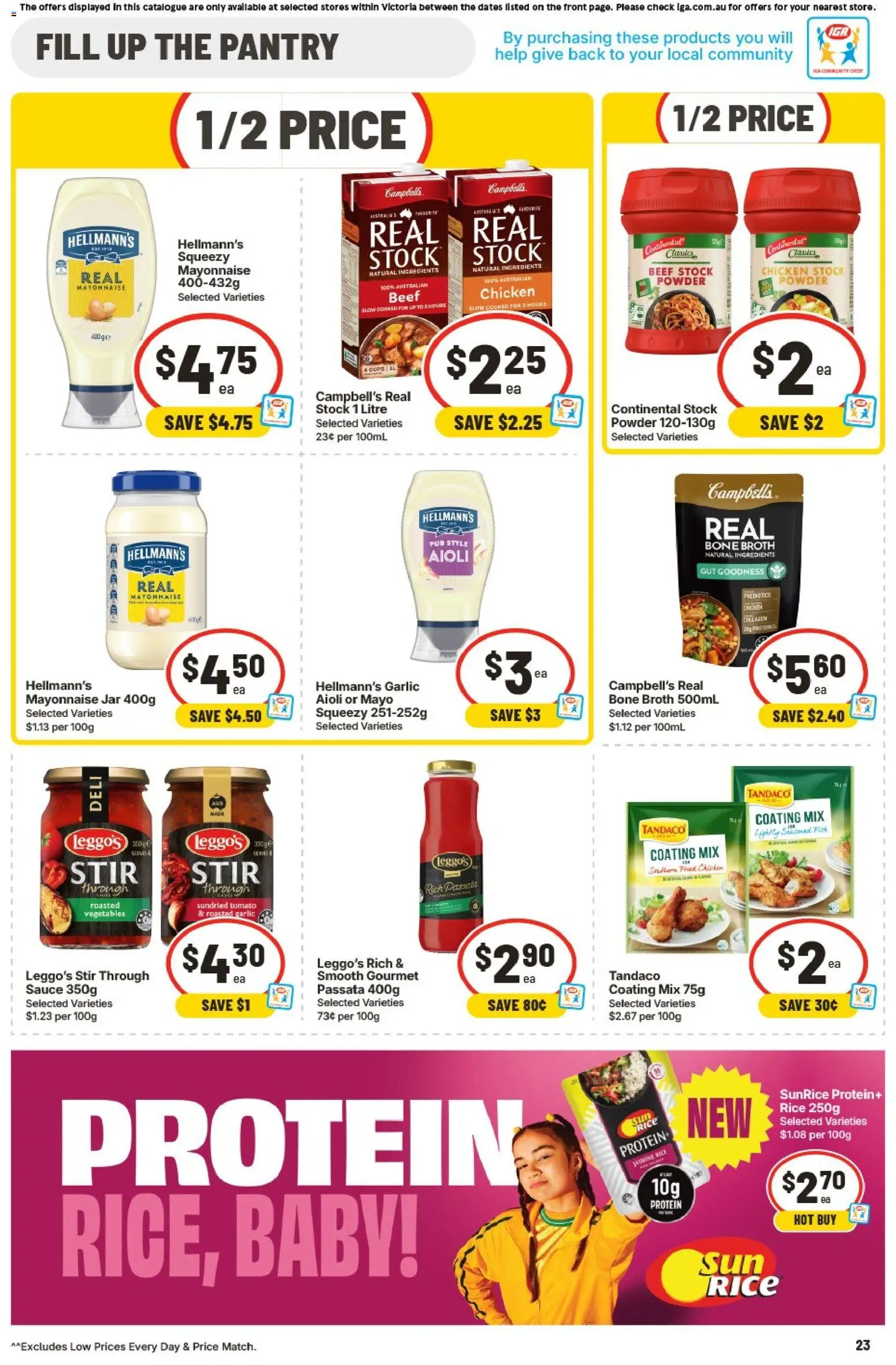 IGA catalogue - valid from 19/08/2026 | Page: 21 | Products: Rice, Mayonnaise, Sauce, Garlic