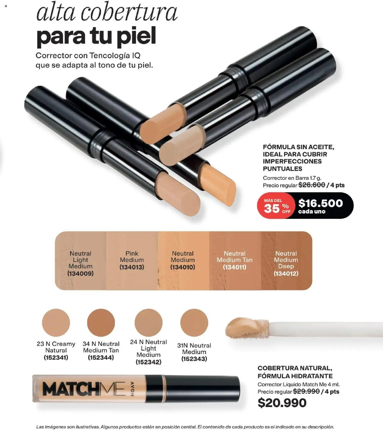 Avon revista - valida desde el 29/07/2026 | Página: 73 | Productos: Corrector