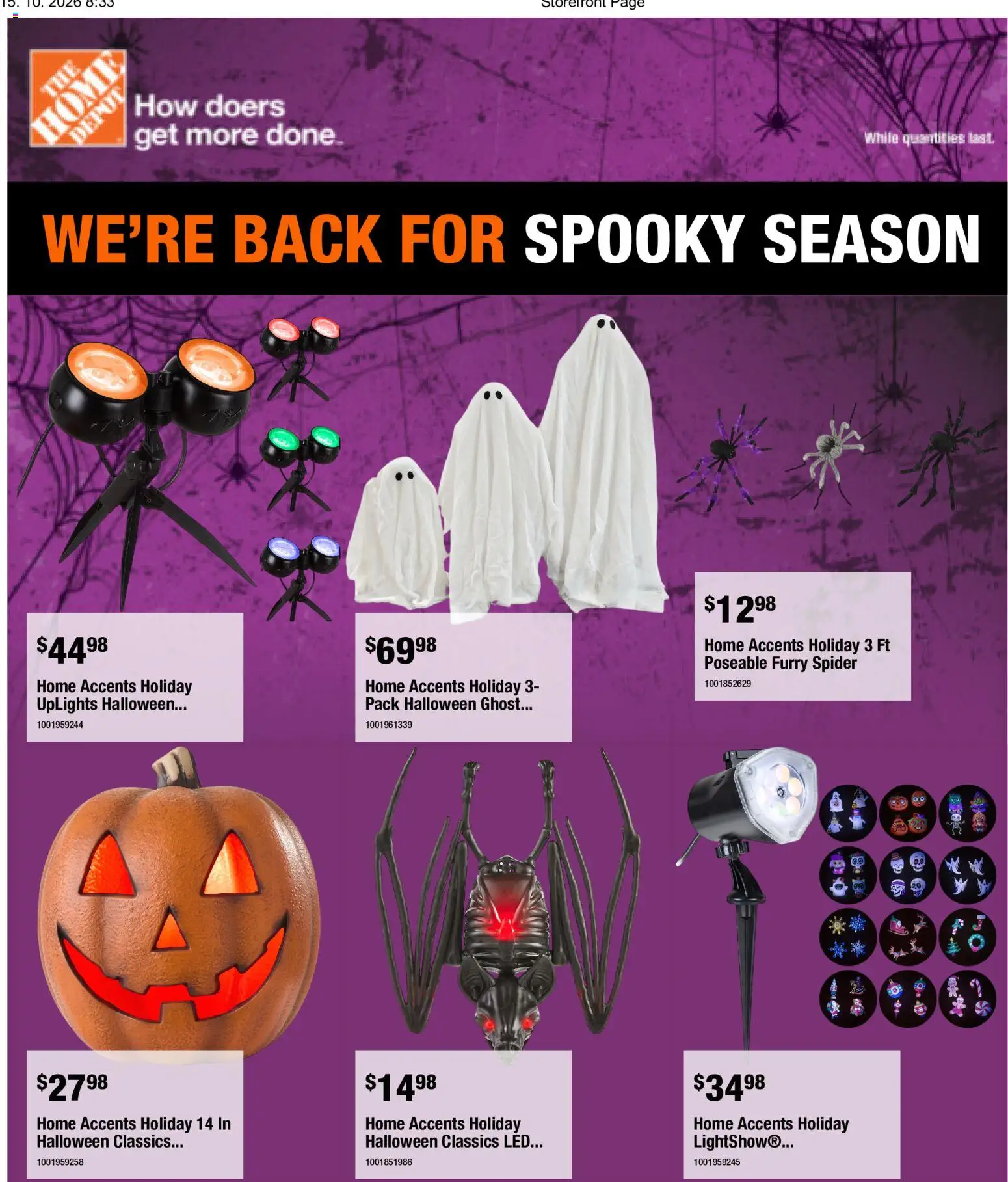 Home Depot flyer valid from Sep 25, 2026 | Page: 1