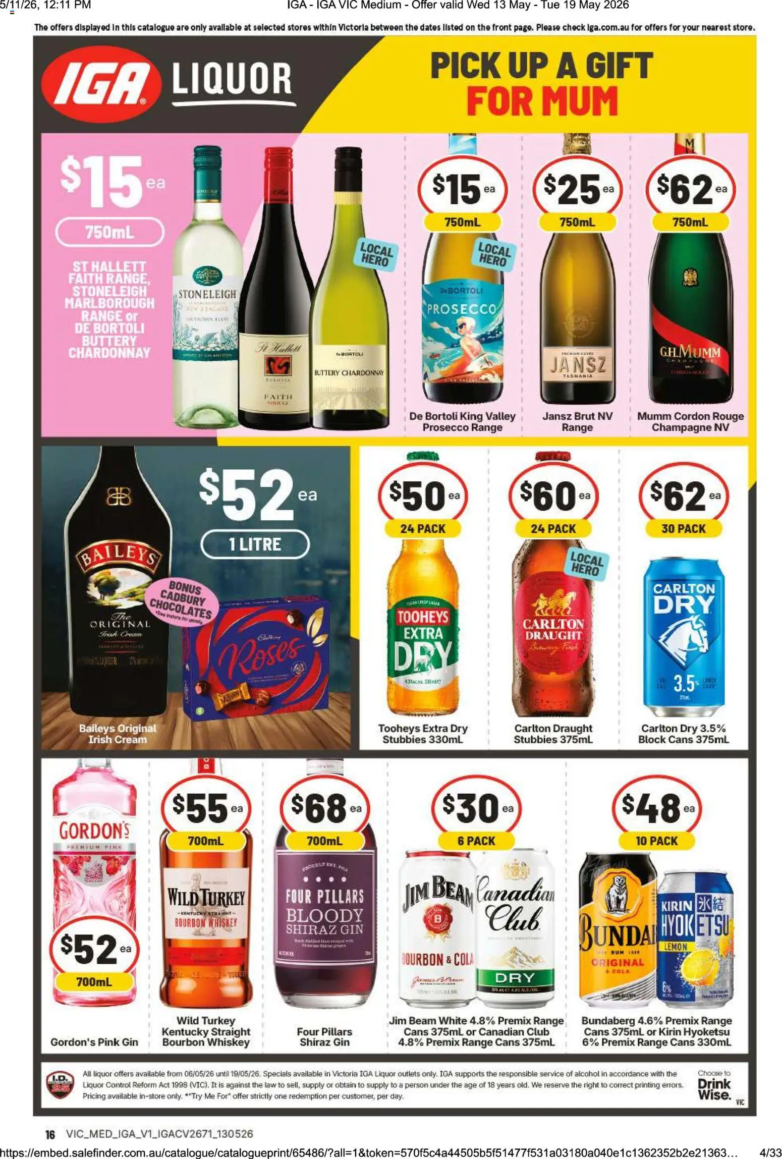 IGA catalogue - valid from 13.05.2026 | Page: 16 | Products: Stain remover, Pants, Lemon, Batteries