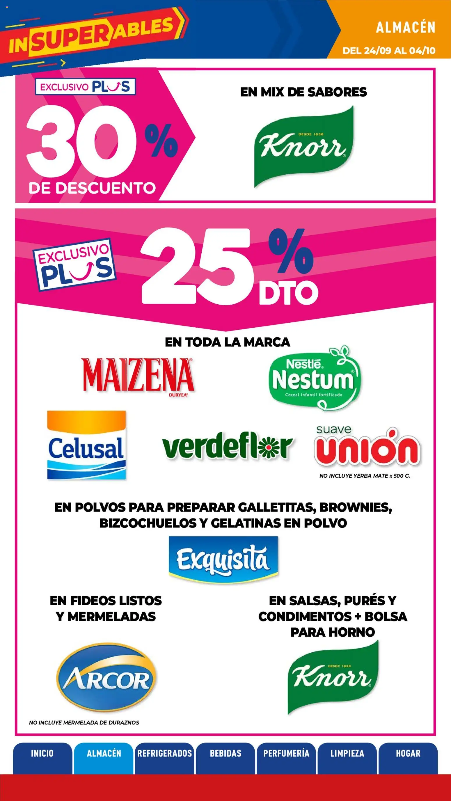 La Anonima catálogo │ válido desde el 24/09/2026 | Página: 7 | Productos: Mate, Yerba, Polvo, Duraznos