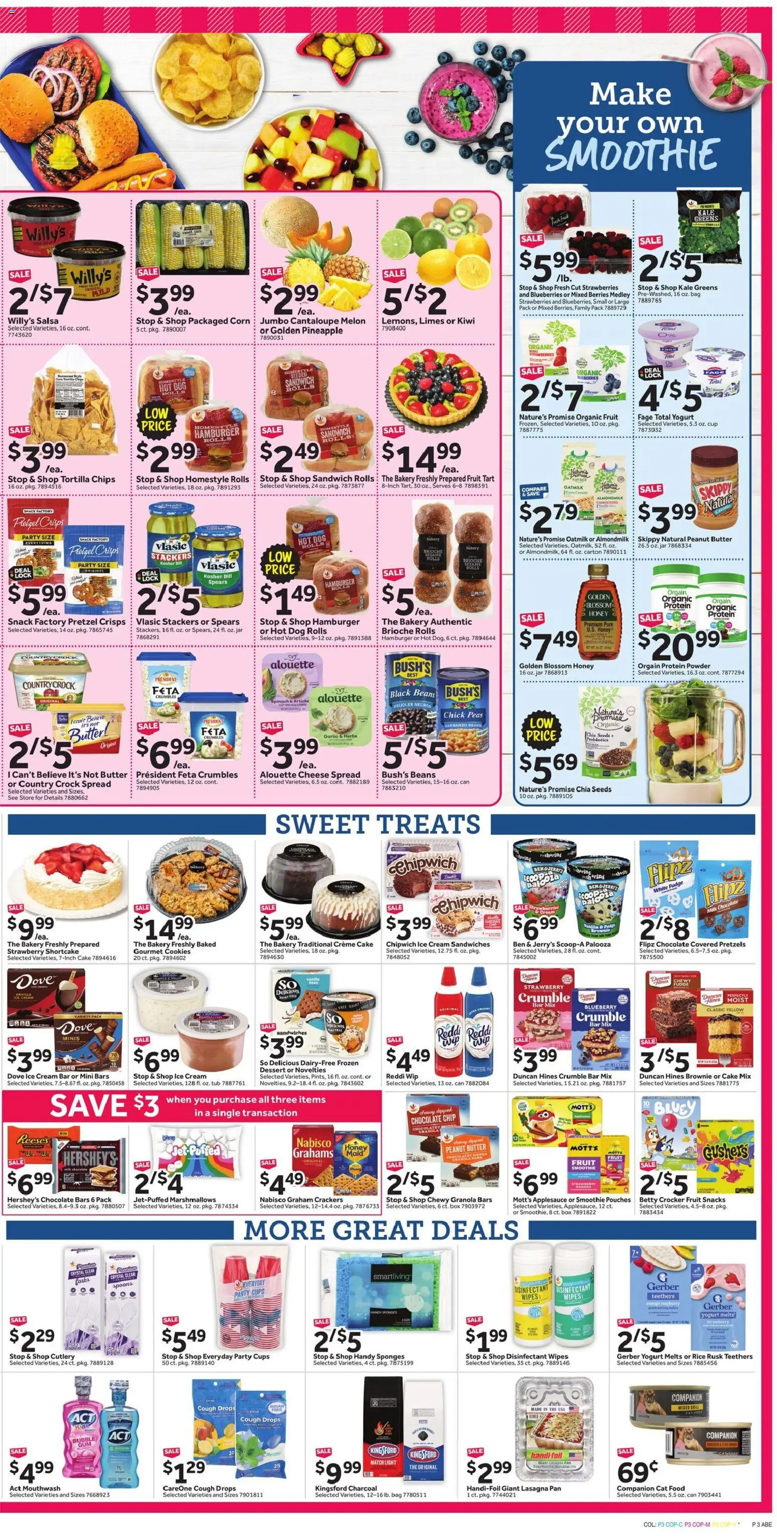 Stop & Shop Weekly Ad - valid from 09/04/2026 | Page: 4 | Products: Powder, Rice, Protein, Sponges