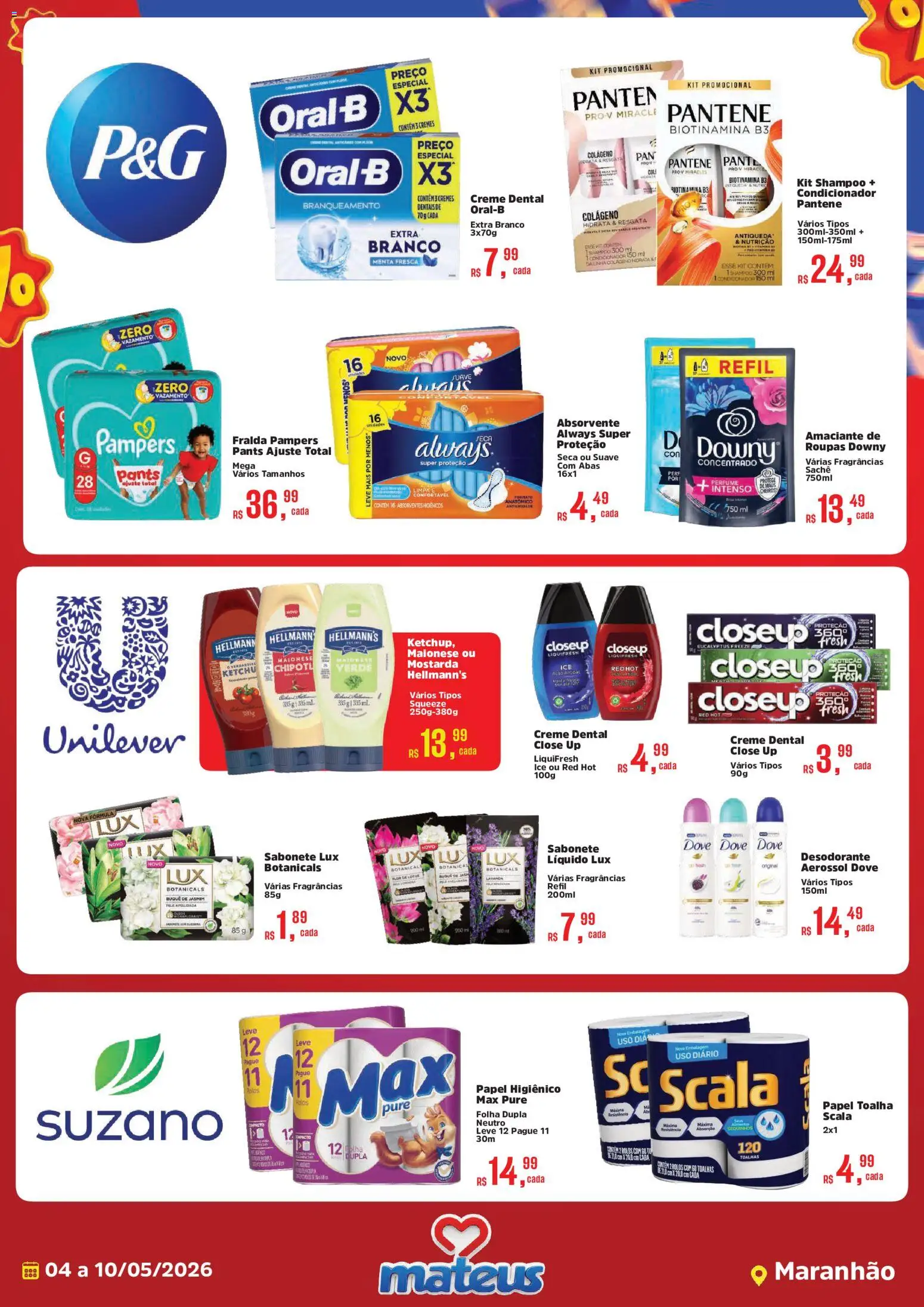 Mateus Folheto - válido de 04.05.2026 | Página: 2 | Produtos: Colágeno, Fralda pampers, Creme, Sabonete