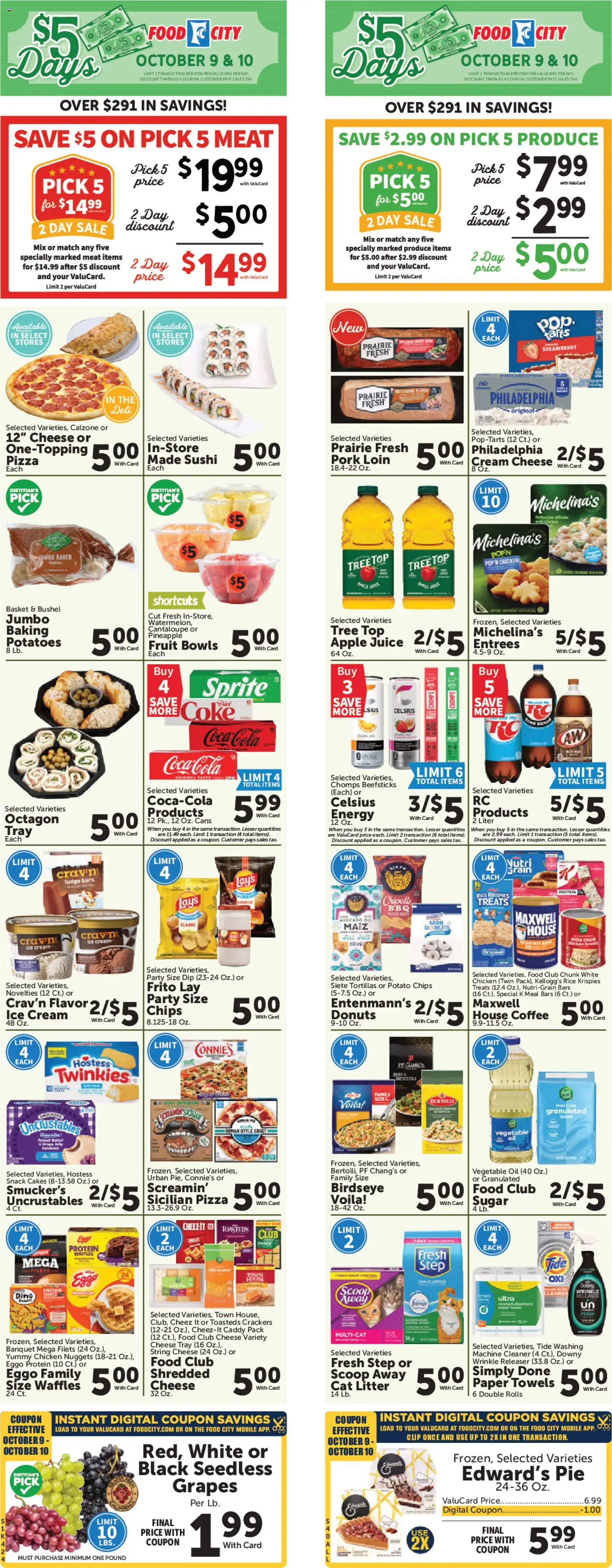 Food City Weekly Ad - valid from 10/07/2026 | Page: 1