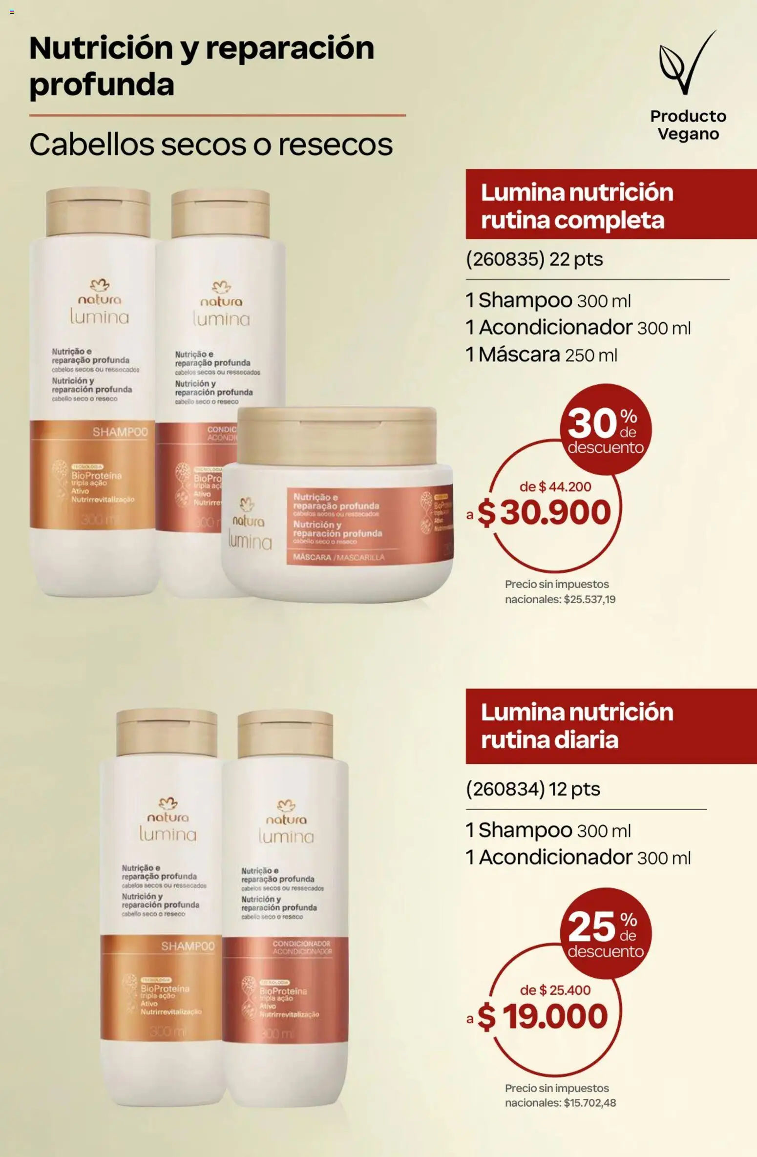 Catálogo Natura Ciclo 10 │ válido desde el 30/06/2026 | Página: 259 | Productos: Máscara, Shampoo, Acondicionador