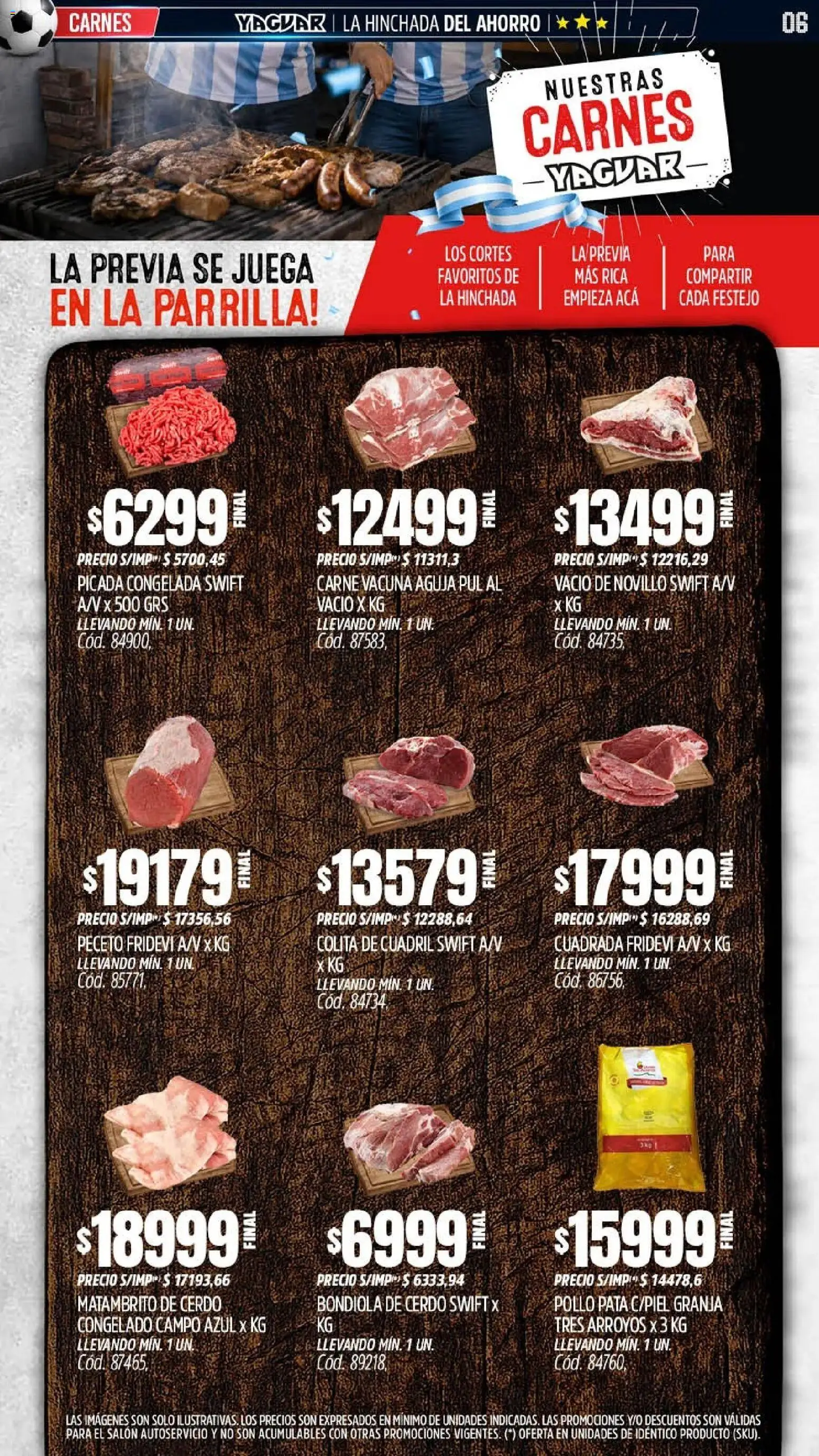 Yaguar - Oferta Semanal General Roca │ válido desde el 08.06.2026 | Página: 7 | Productos: Juega, Parrilla, Pollo, Cerdo