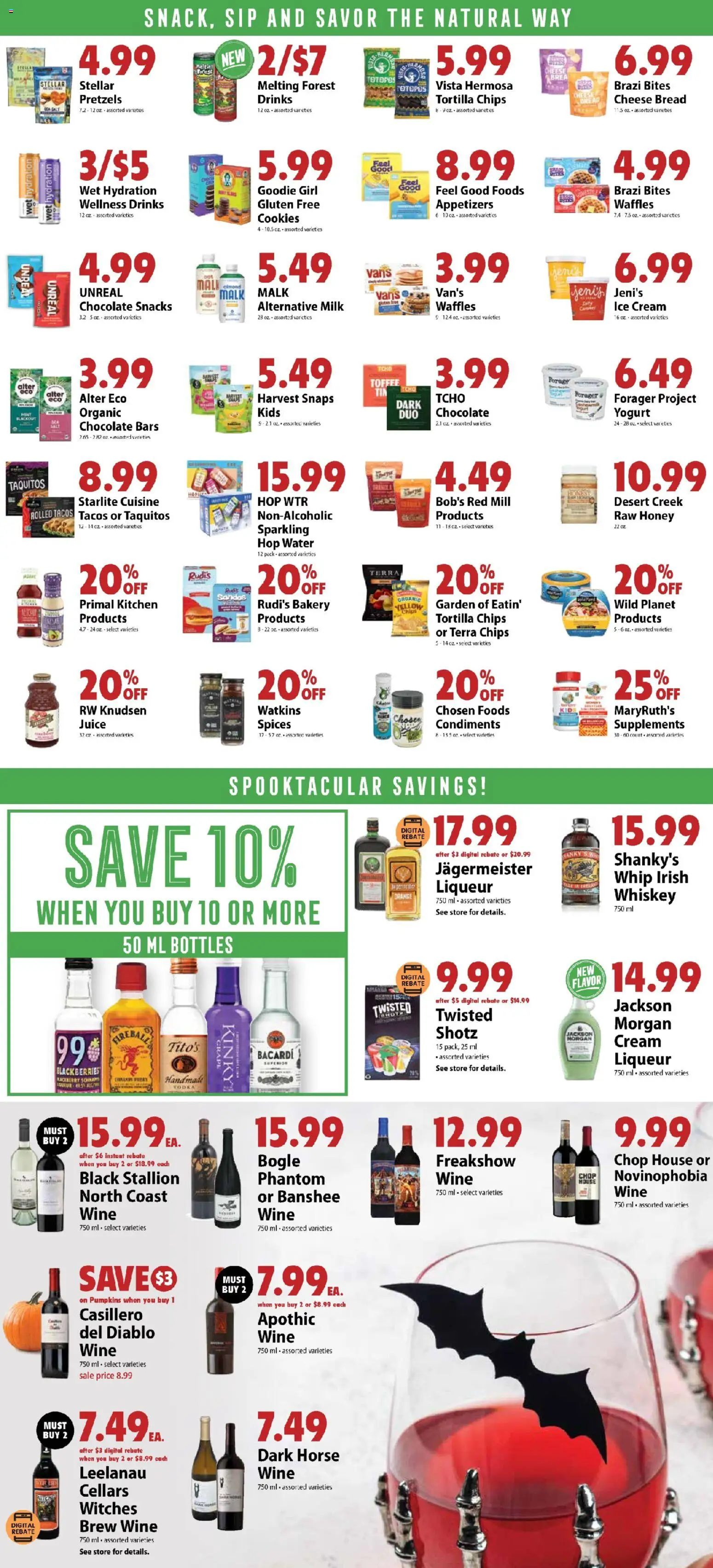 Festival Foods Weekly Ad - valid from 09/30/2026 | Page: 8 | Products: Bakery, Yogurt, Ice cream, Bacardi