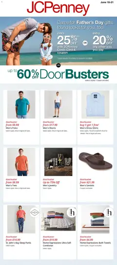Preview of JCPenney weekly ads valid from 17.06.2026