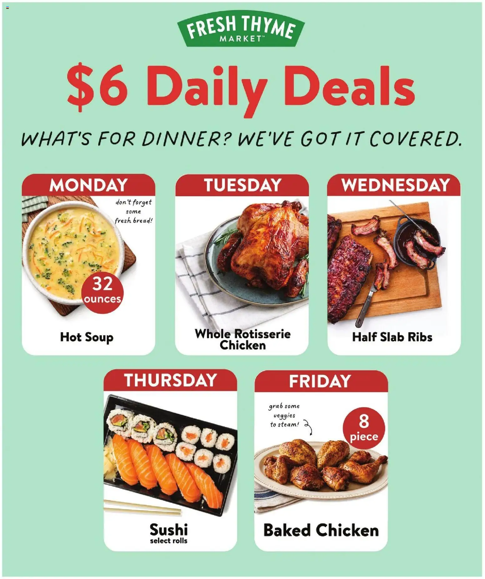 Fresh Thyme Weekly Ad - valid from 07/15/2026 | Page: 3 | Products: Bread