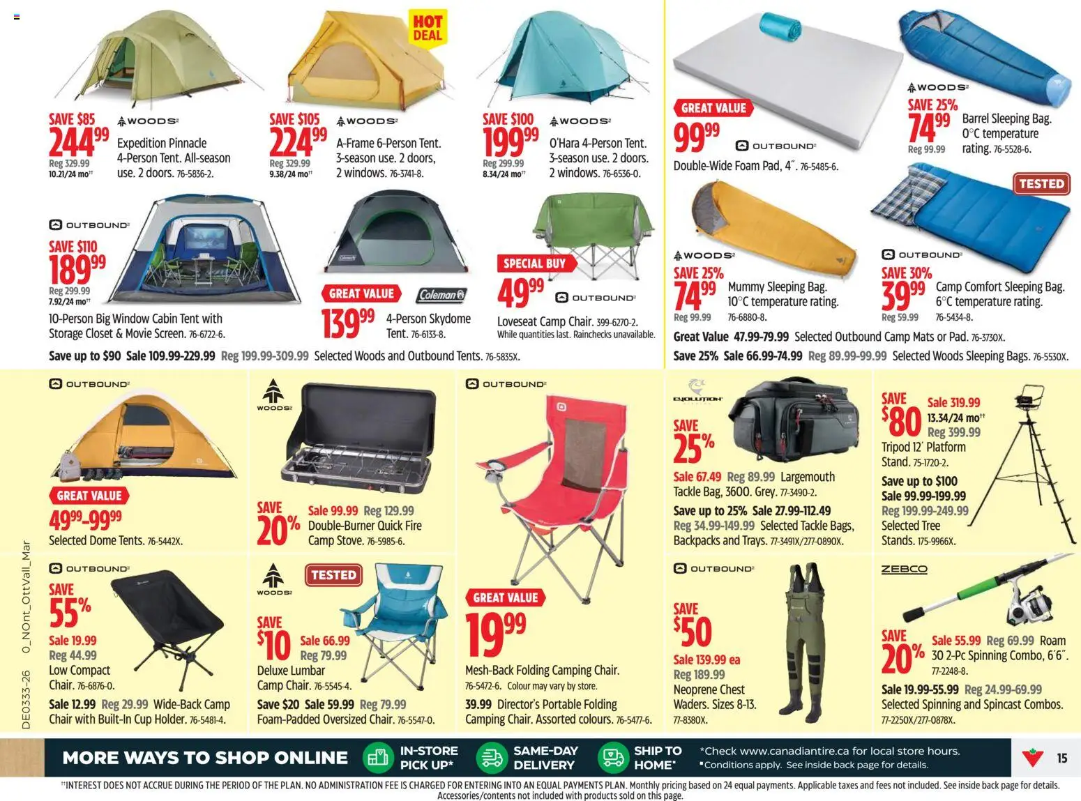 Canadian Tire flyer valid from Aug 13, 2026 | Page: 15