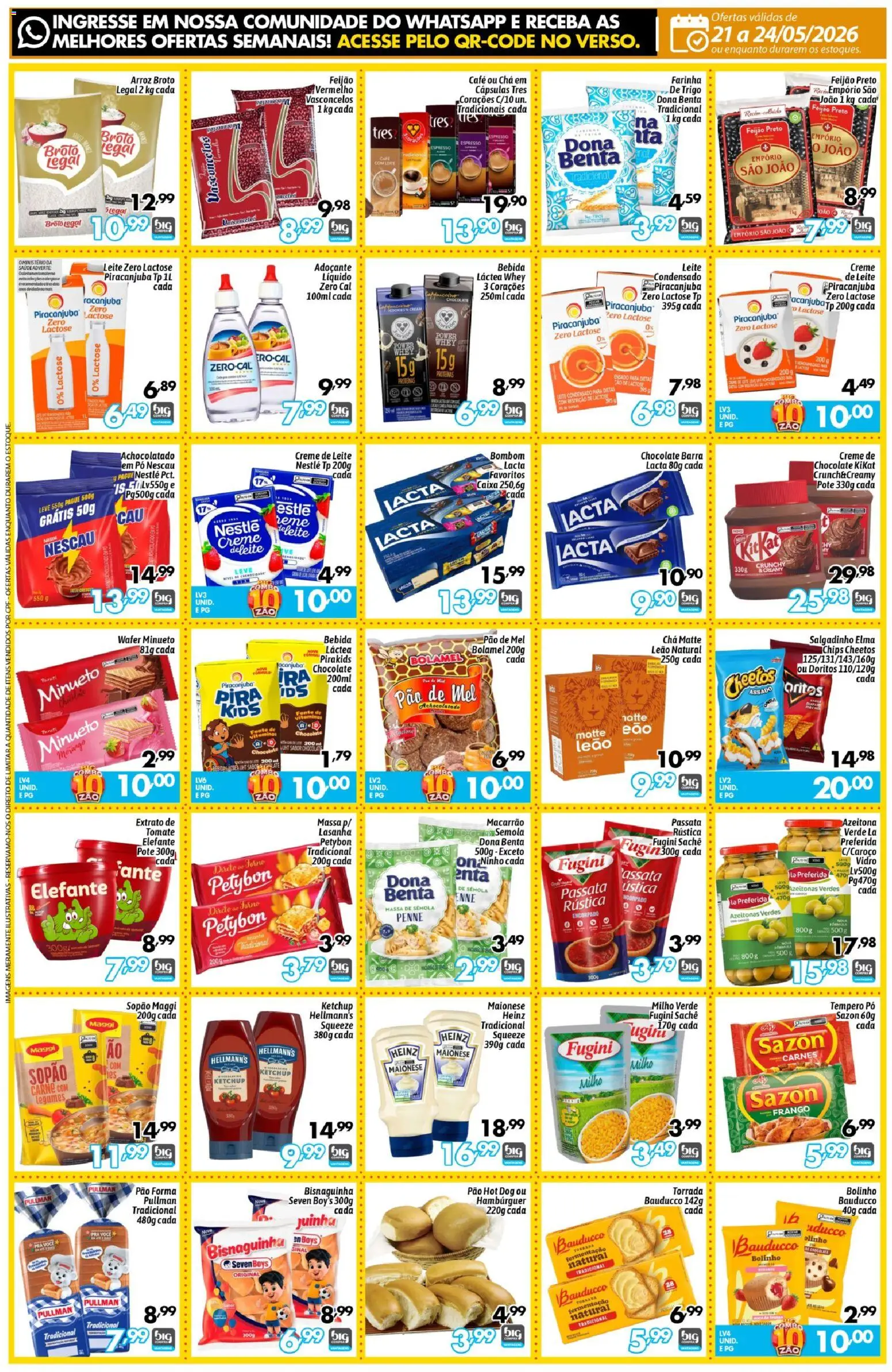 Big Compra Folheto - válido de 21.05.2026 | Página: 2 | Produtos: Feijão, Carne, Creme, Creme de leite