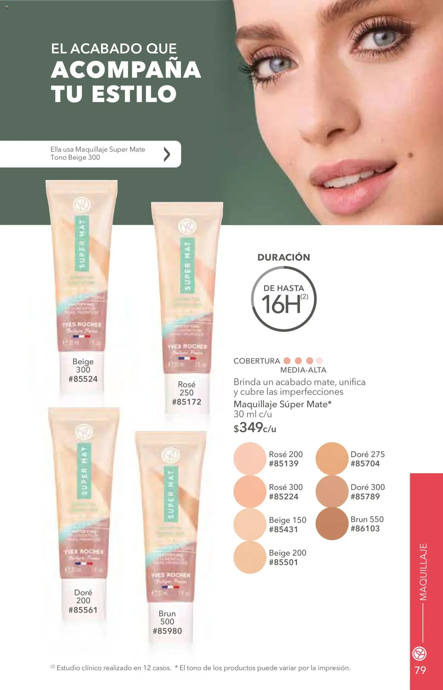 Nuevas ofertas de Yves Rocher válidas en toda la República Mexicana desde el 12.05.2026. ¡Encuentra las mejores ofertas en Yves Rocher campaña 7 2026! | Página: 81 | Productos: Mate, Maquillaje