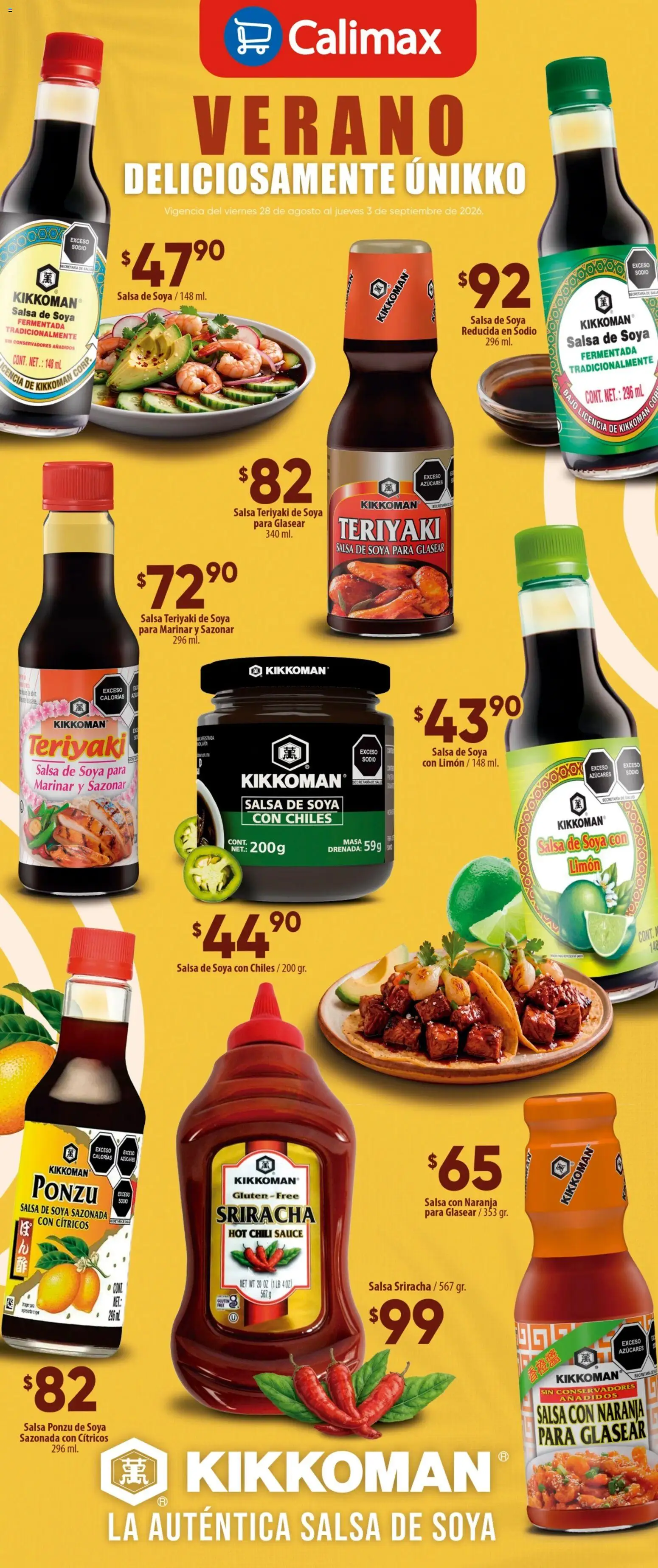 Nuevas ofertas de Calimax válidas en toda la República Mexicana desde el 28/08/2026. ¡Encuentra las mejores ofertas en Calimax folleto! | Página: 3 | Productos: Masa, Limón, Cítricos