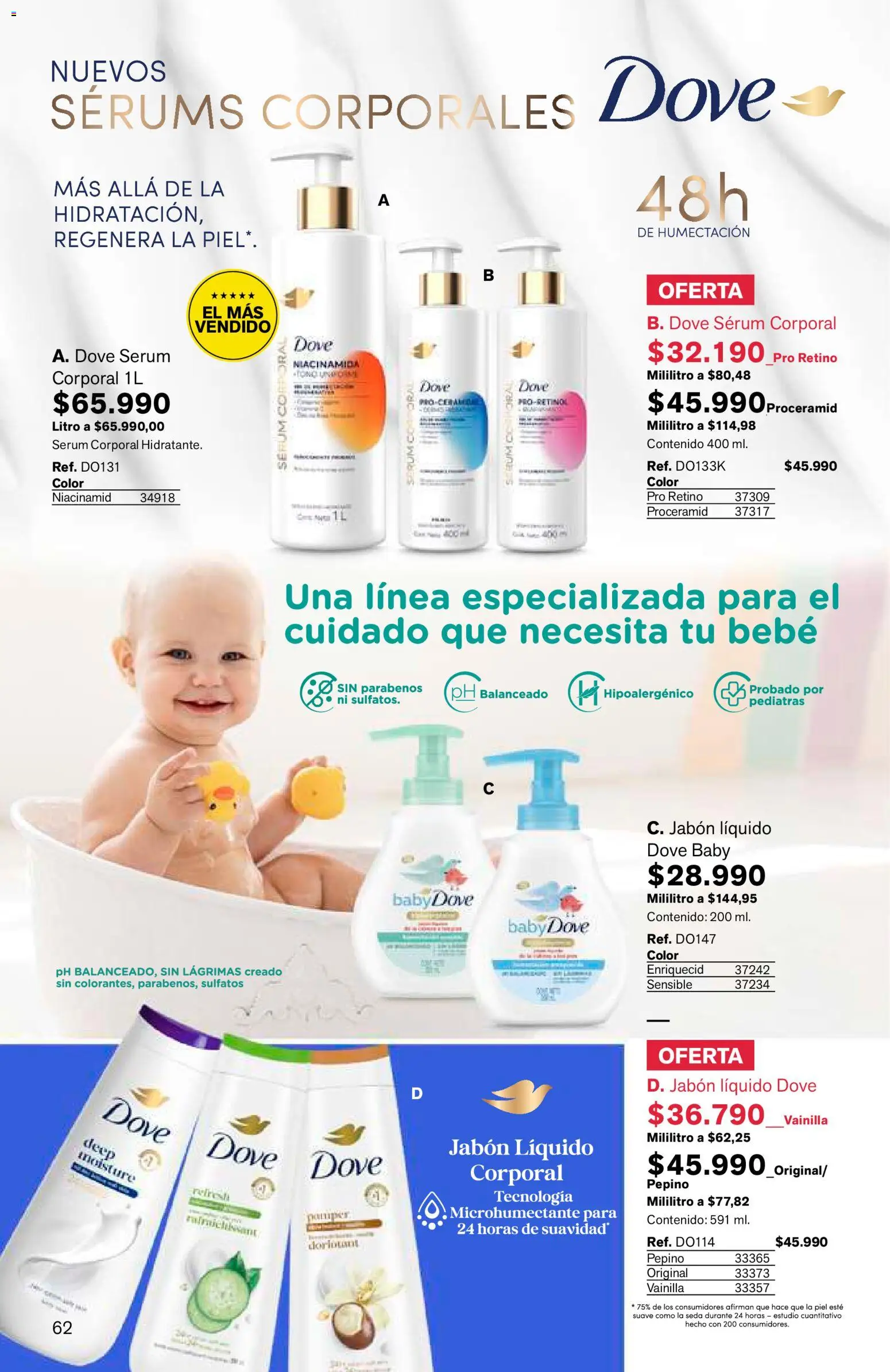 Leonisa revista - valida desde el 25/06/2026 | Página: 62 | Productos: Jabón líquido, Serum, Jabón