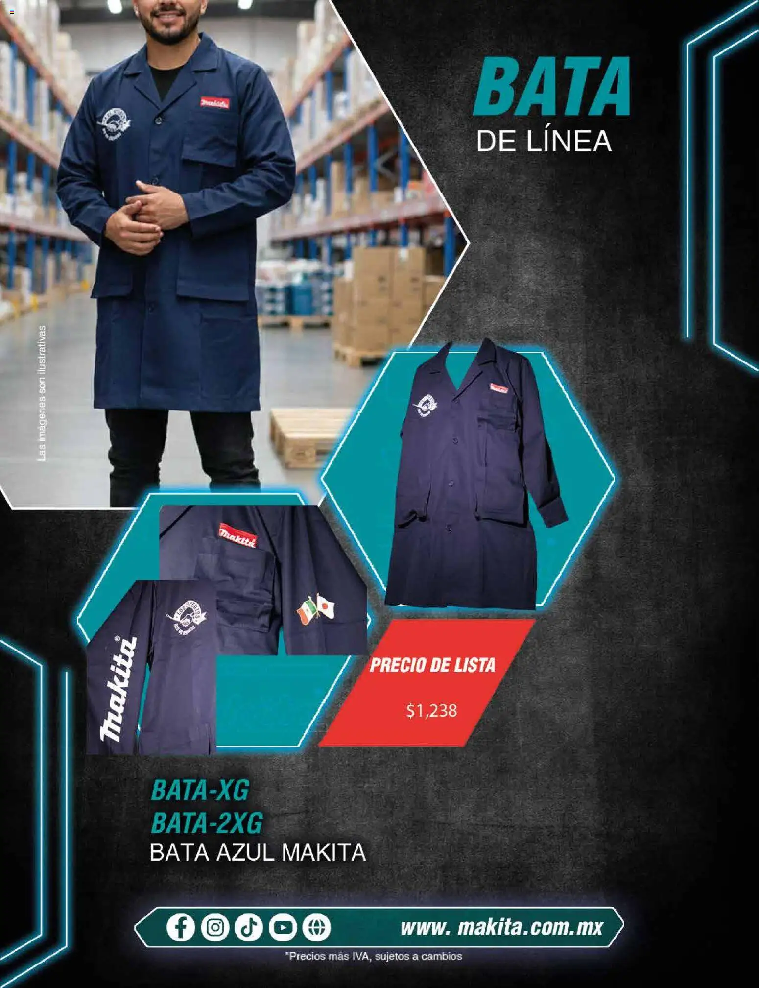 Nuevas ofertas de Makita válidas en toda la República Mexicana desde el 18/02/2026. ¡Encuentra las mejores ofertas en Makita catálogo Publicidad! | Página: 20 | Productos: Bata