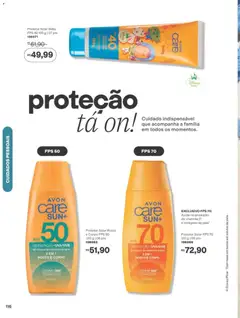 Avon folheto - Campanha 12 - Pré-Visualização do folheto da loja Avon, válido de 19/07/2026 | Página: 116 | Produtos: Colágeno, Protetor solar, Base, Vitamina d