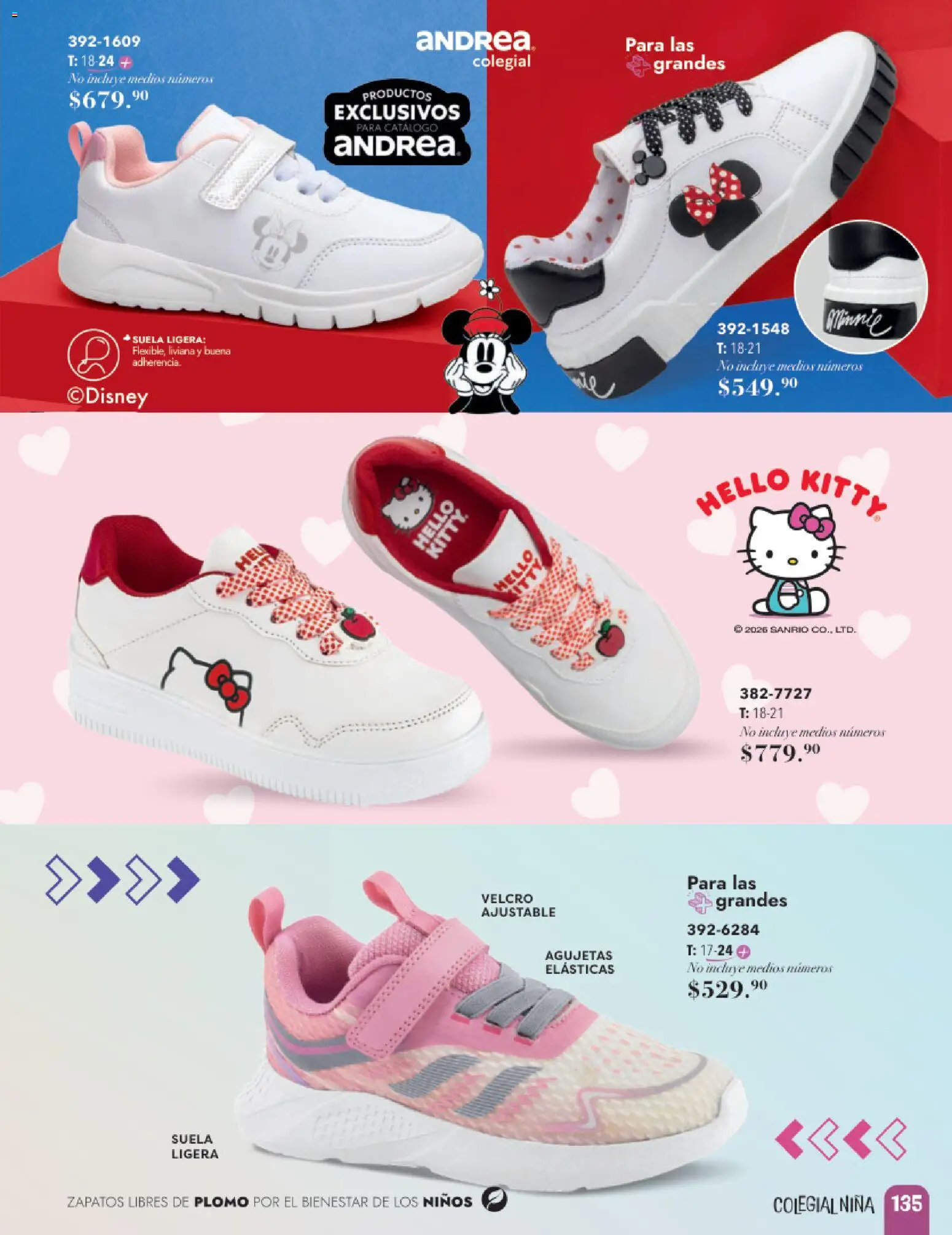 Nuevas ofertas de Andrea válidas en toda la República Mexicana desde el 24.05.2026. ¡Encuentra las mejores ofertas en Andrea catálogo Infantil! | Página: 91 | Productos: Zapatos