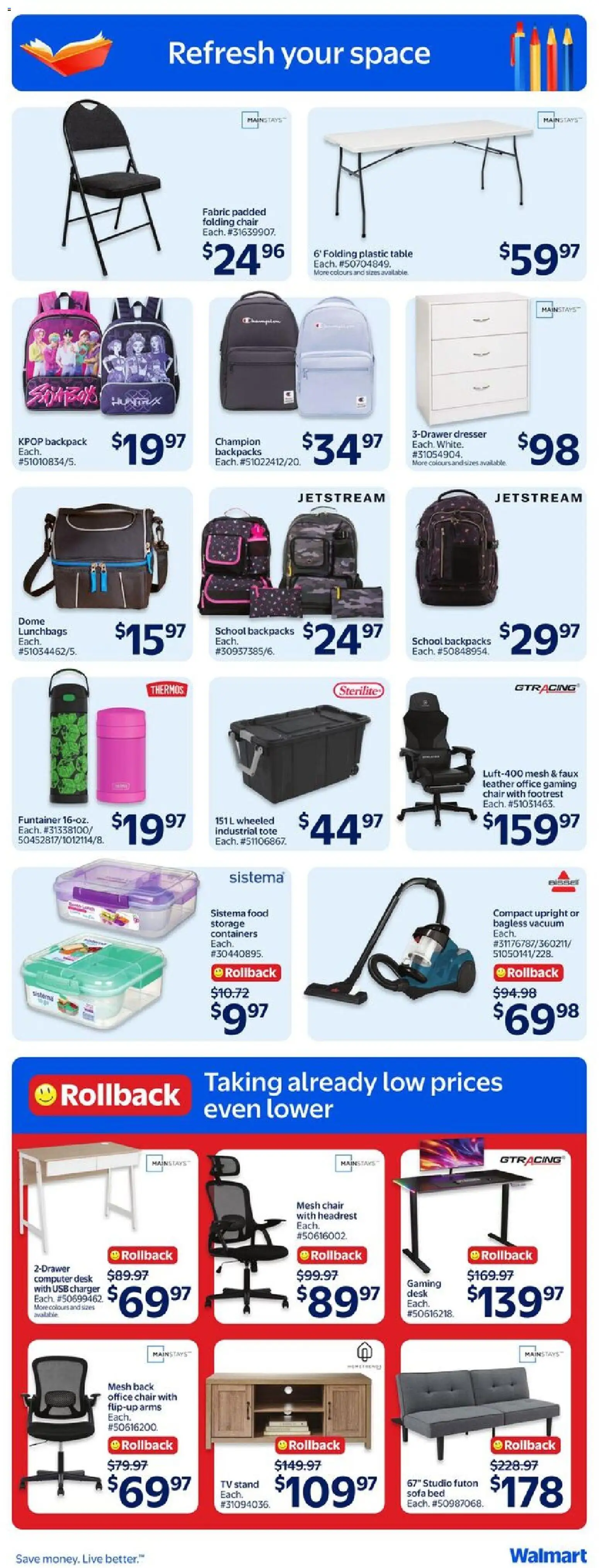 Walmart flyer valid from Aug 6, 2026 | Page: 23