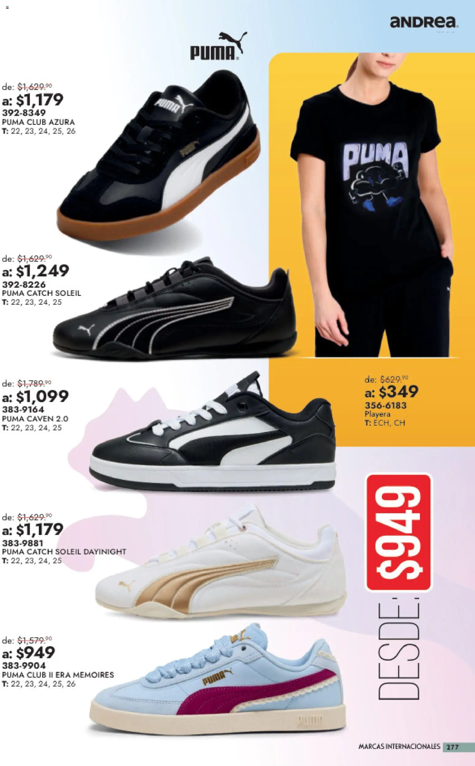 Nuevas ofertas de Andrea válidas en toda la República Mexicana desde el 26/07/2026. ¡Encuentra las mejores ofertas en Andrea catálogo Outlet! | Página: 277