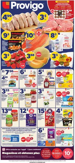 Preview of Provigo weekly flyer / circulaire from shop Provigo valid from Oct 15, 2026