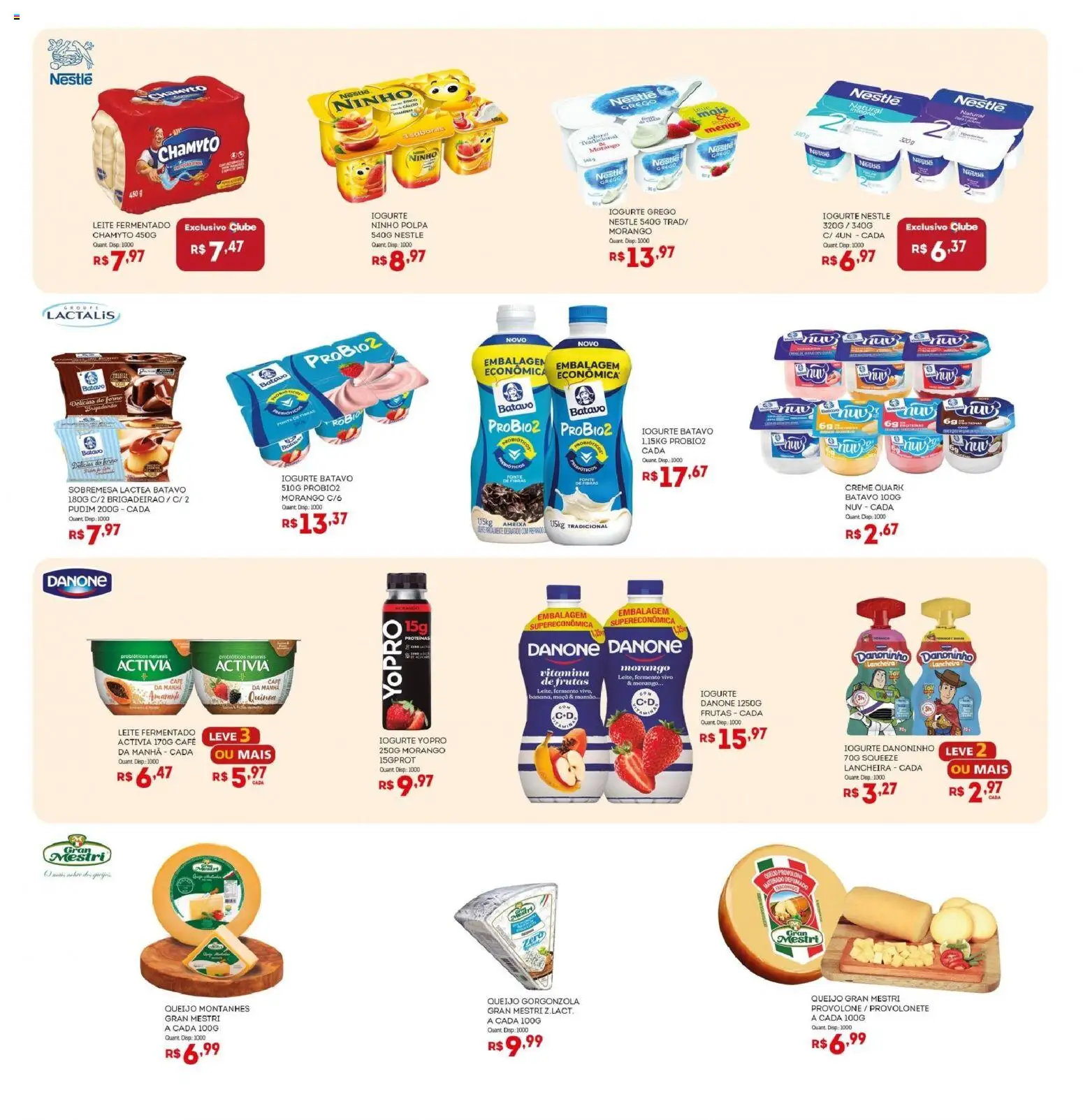 Bistek Supermercados Folheto - válido de 20.05.2026 | Página: 14 | Produtos: Probióticos, Quinoa, Provolone, Leite fermentado