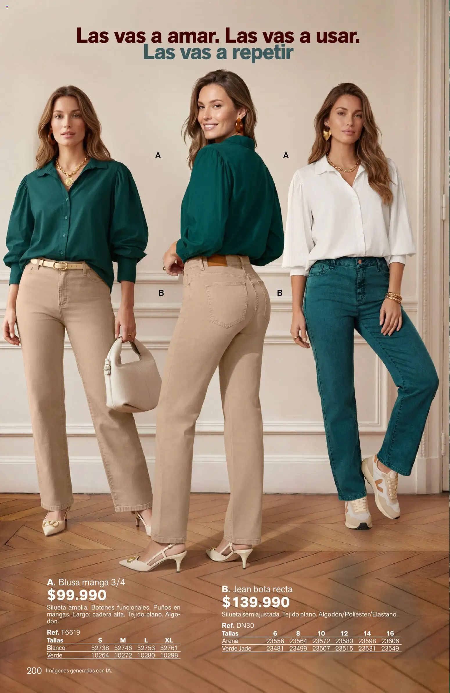 Leonisa revista - valida desde el 24/08/2026 | Página: 200 | Productos: Jean, Blusa