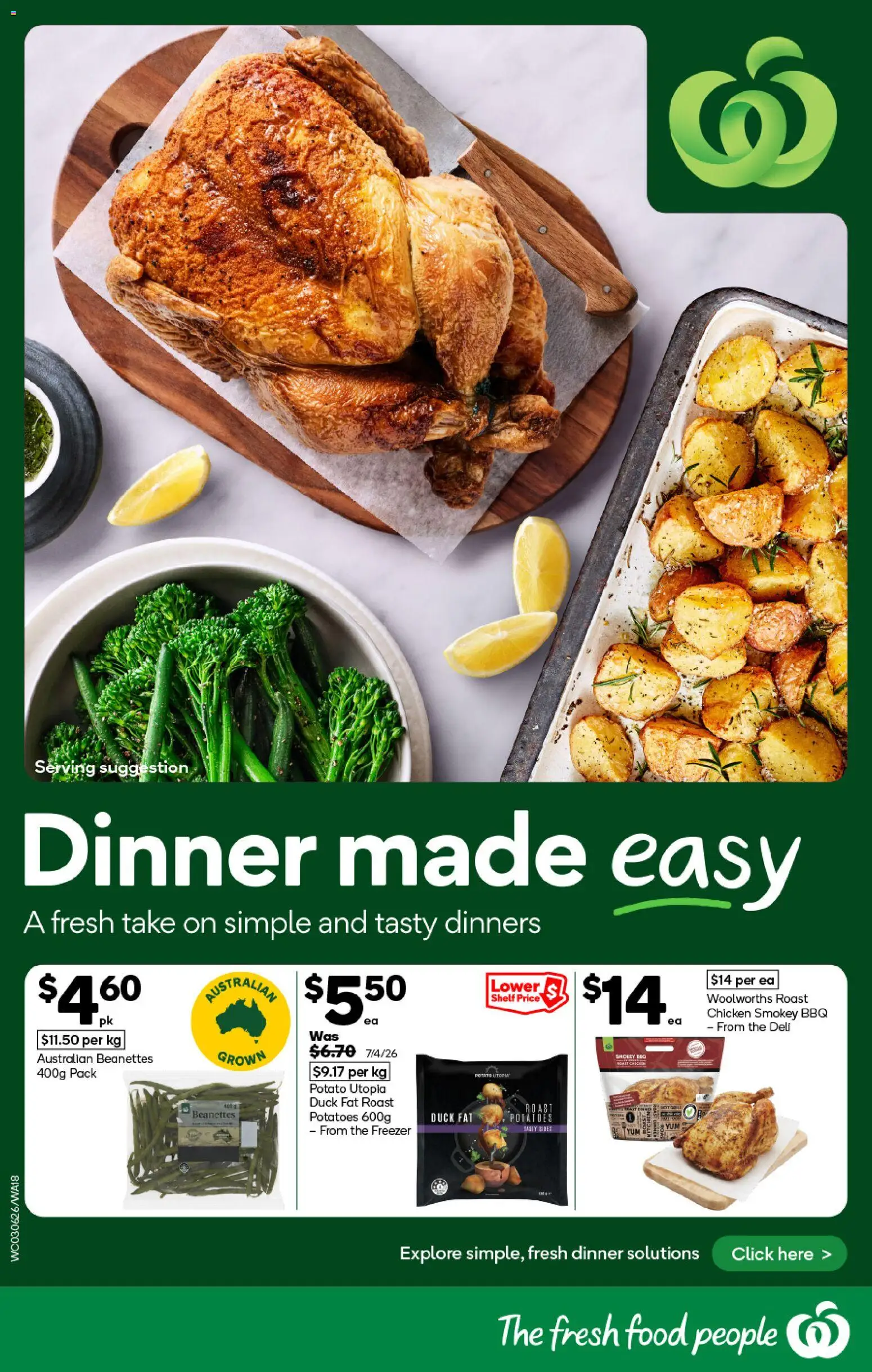 Woolworths catalogue - valid from 03.06.2026 | Page: 18 | Products: Duck, Chicken, Potatoes, Freezer