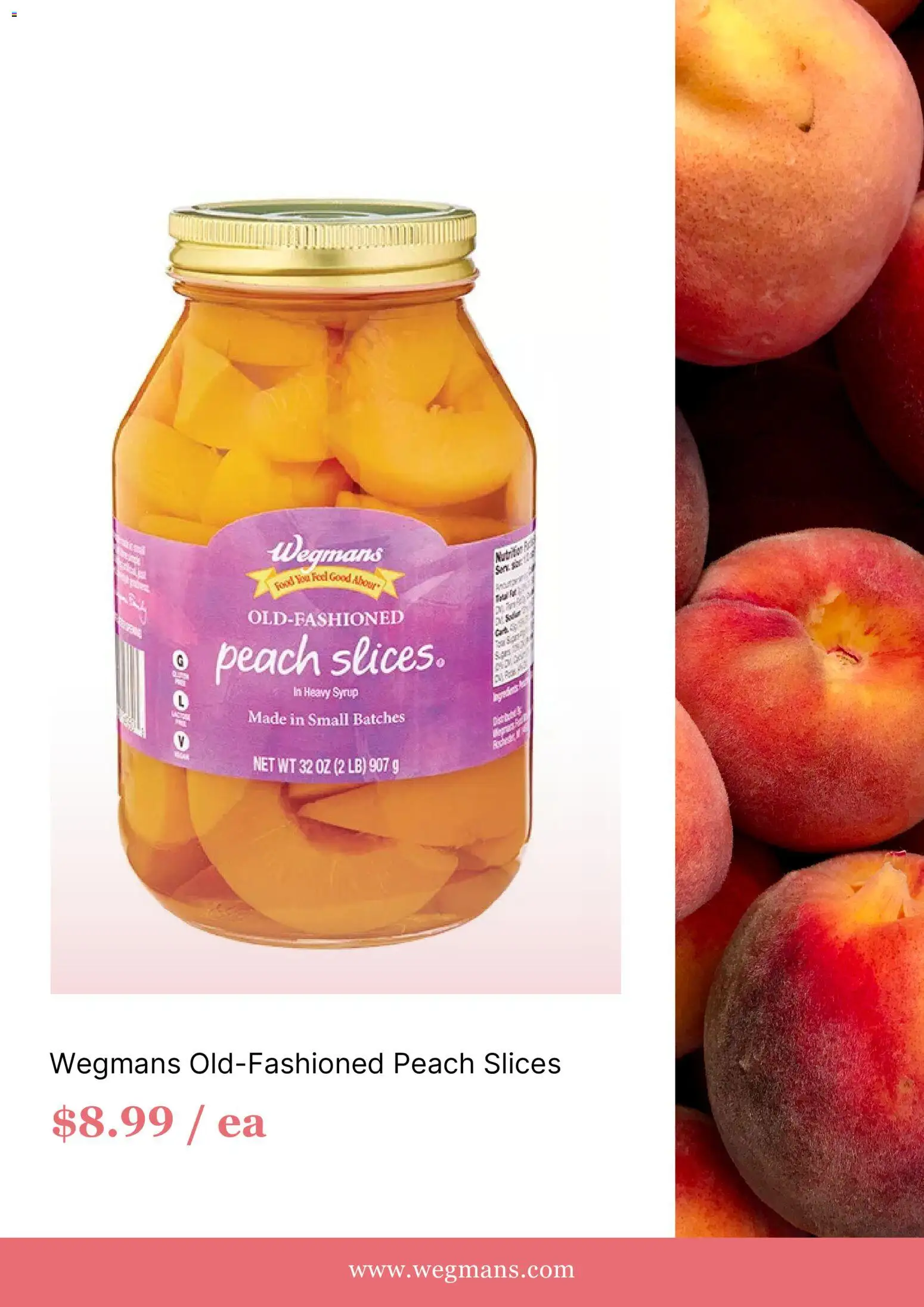 Wegmans Weekly Ad - valid from 08/01/2026 | Page: 3 | Products: Peach