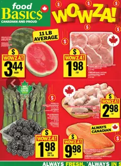 Preview of Food Basics weekly flyer / circulaire from shop Food Basics valid from 11.06.2026