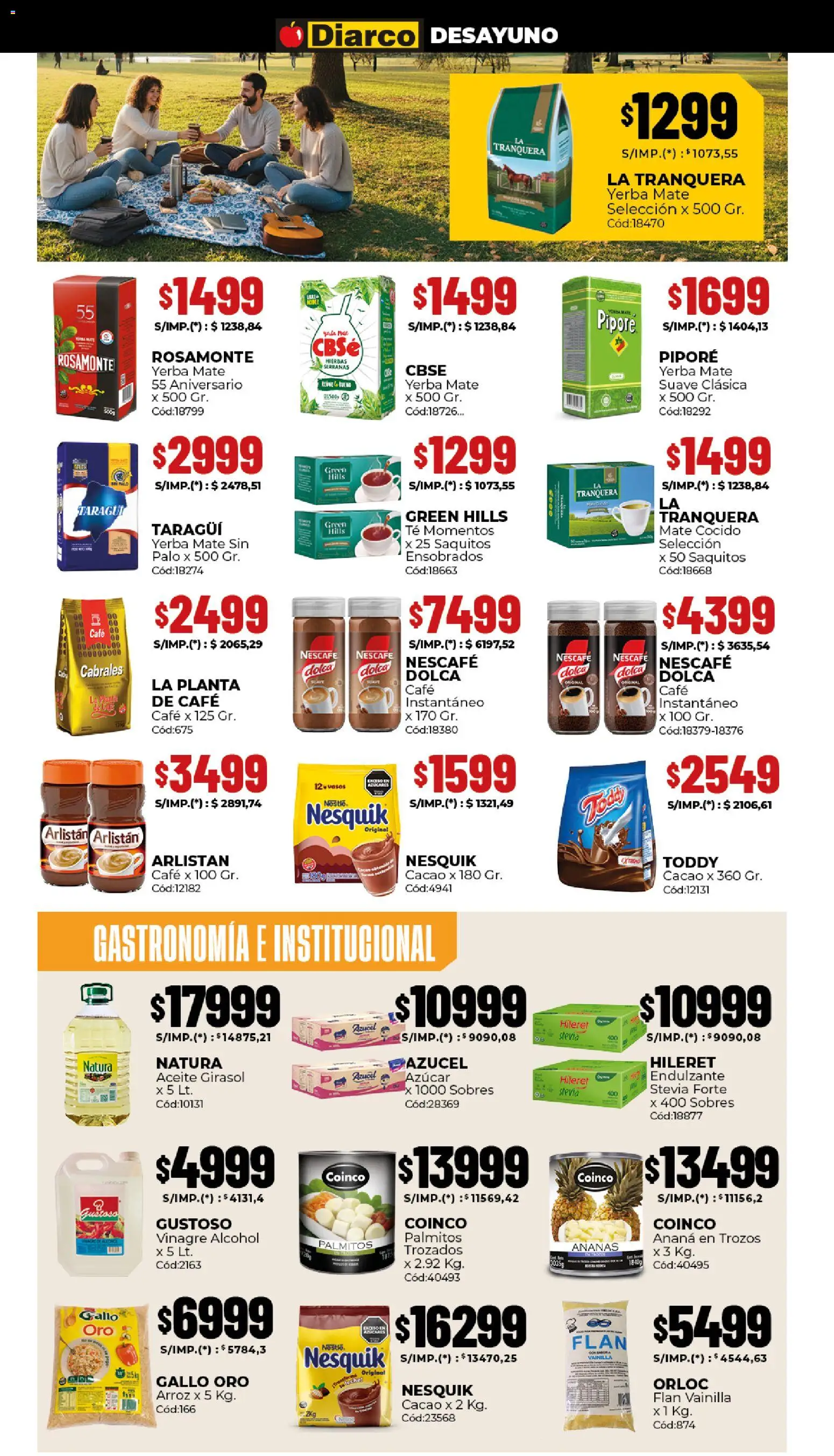 Diarco ofertas │ válido desde el 18.05.2026 | Página: 4 | Productos: Mate, Café, Mate cocido, Planta