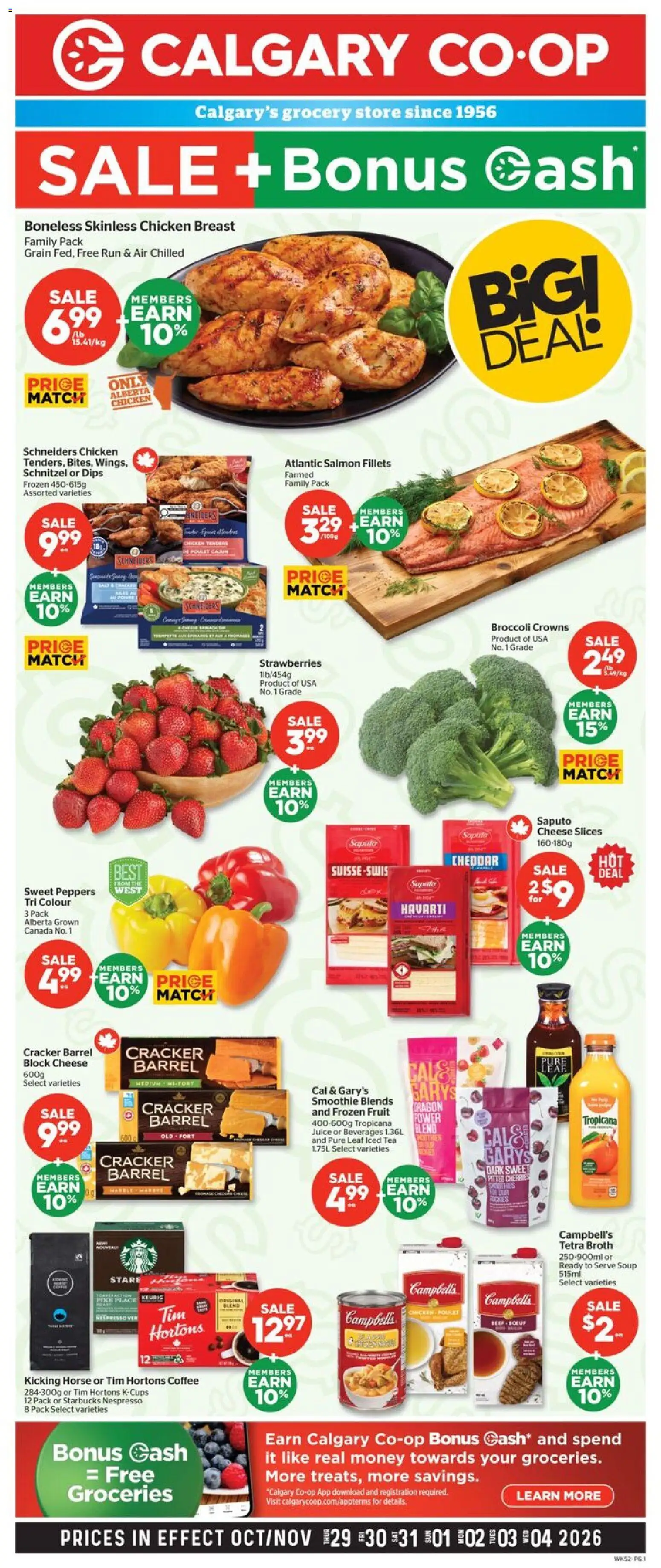 Calgary Co-op flyer valid from Oct 29, 2026 | Page: 1