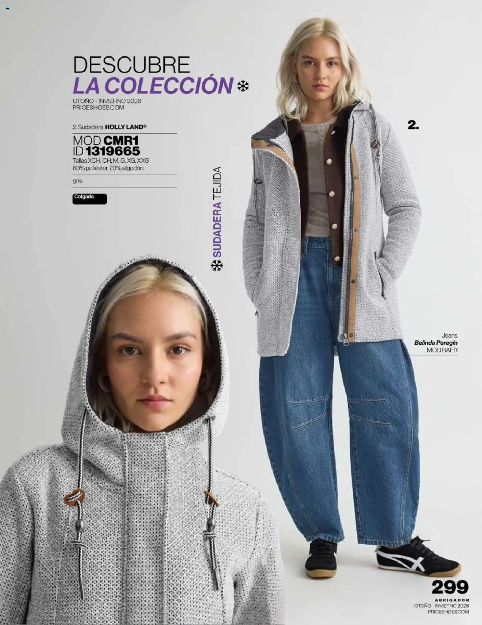 Nuevas ofertas de Price Shoes válidas en toda la República Mexicana desde el 16/09/2026. ¡Encuentra las mejores ofertas en Price Shoes catálogo Abrigador! | Página: 299 | Productos: Sudadera