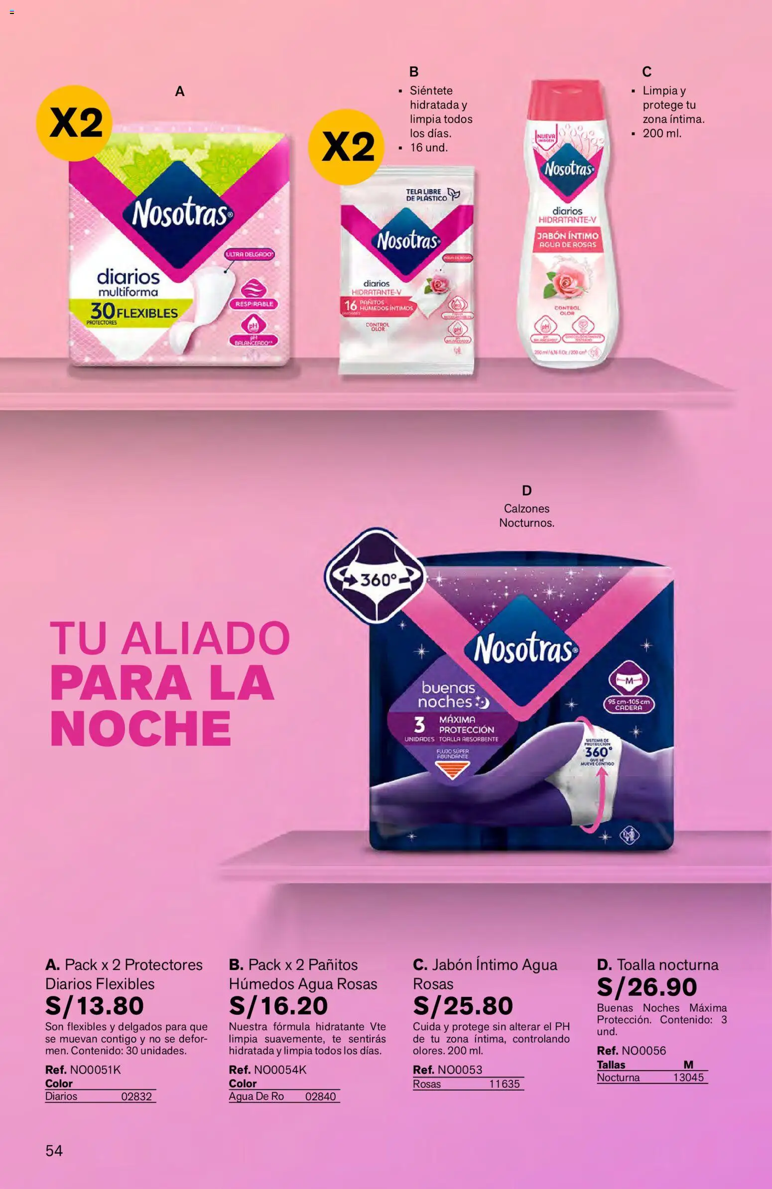 Catálogo Leonisa válido desde 04.06.2026 | Página: 54 | Productos: Jabón, Toalla, Té