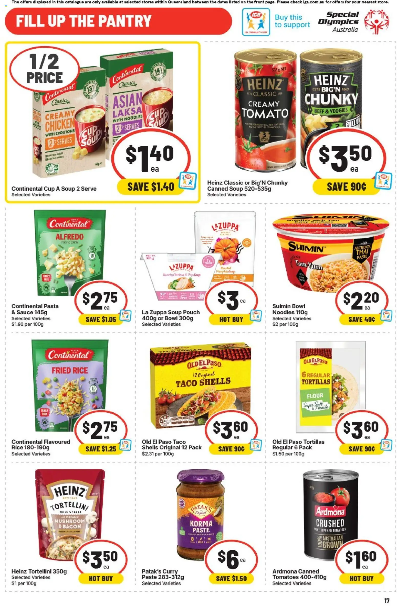 IGA catalogue - valid from 06.05.2026 | Page: 18 | Products: Curry, Flour, Chicken, Sauce
