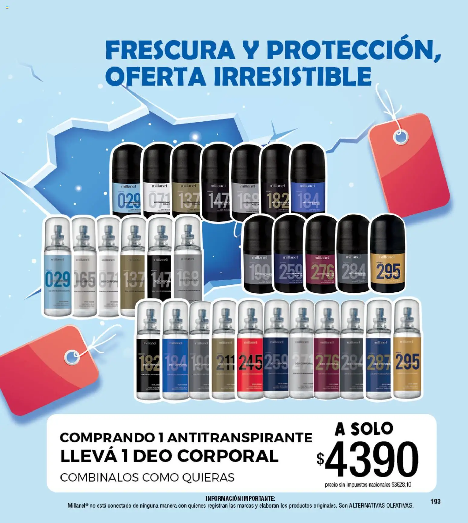 Millanel - Catálogo │ válido desde el 20/07/2026 | Página: 217 | Productos: Antitranspirante