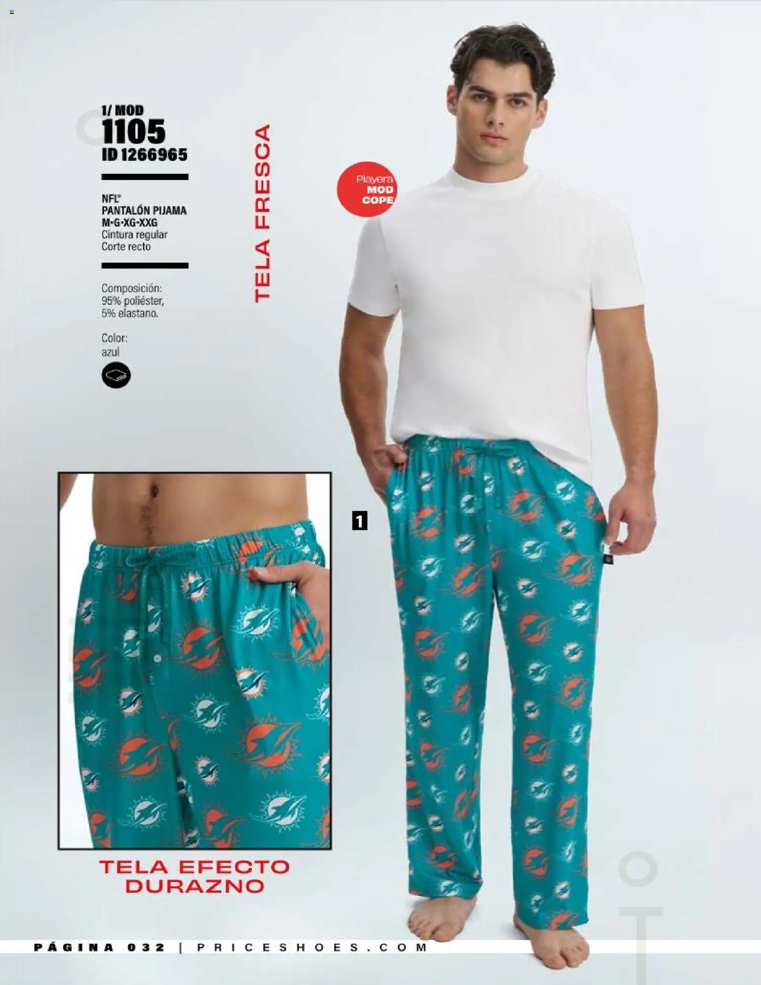 Nuevas ofertas de Price Shoes válidas en toda la República Mexicana desde el 01/09/2026. ¡Encuentra las mejores ofertas en Price Shoes catálogo NFL! | Página: 32 | Productos: Durazno, Pijama, Playera