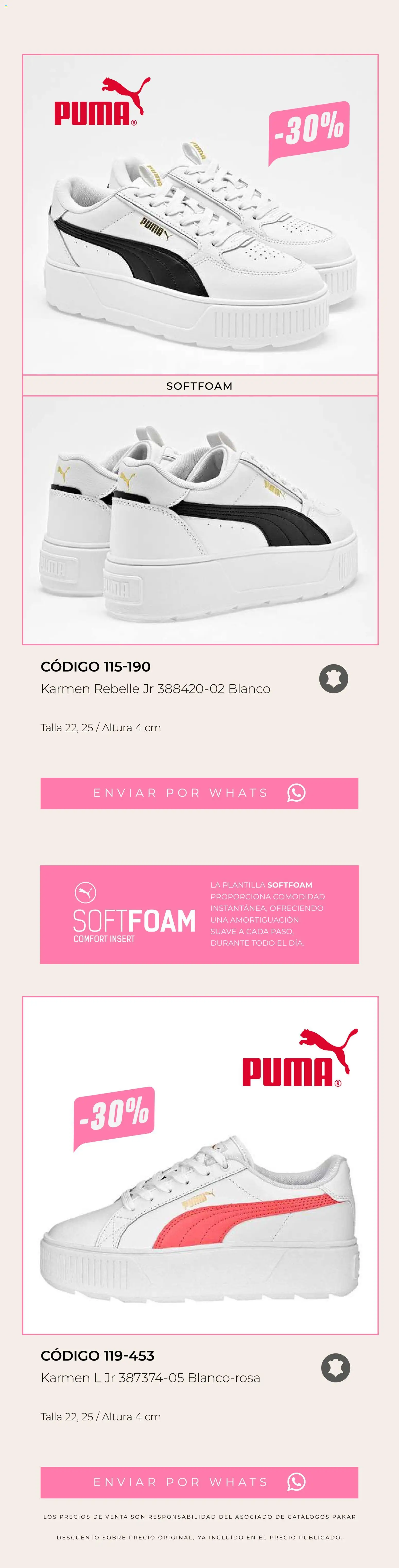 Nuevas ofertas de SC Pakar válidas en toda la República Mexicana desde el 13.03.2026. ¡Encuentra las mejores ofertas en SC Pakar catálogo Últimos pares premium ! | Página: 20