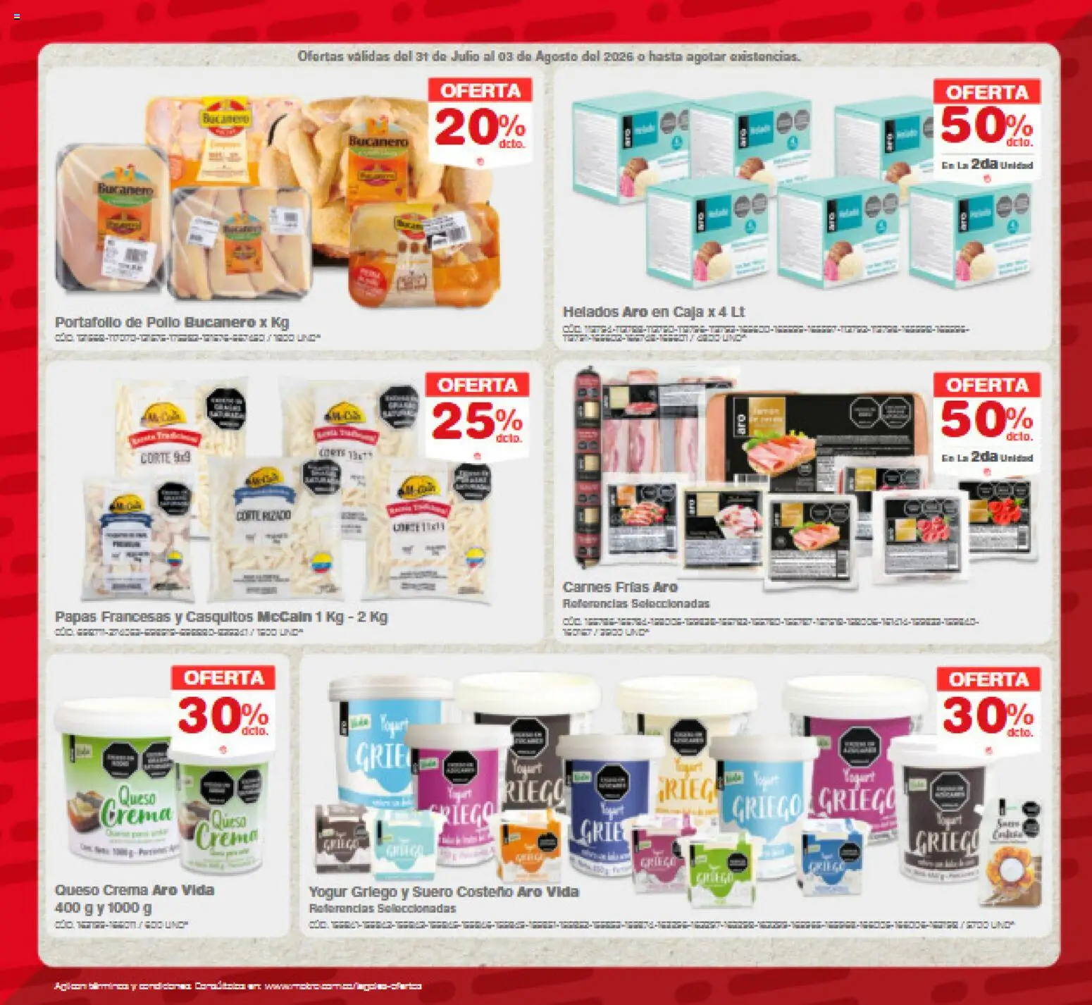 Makro revista - valida desde el 31/07/2026 | Página: 3 | Productos: Pollo, Horno de pan, Plátano, Queso
