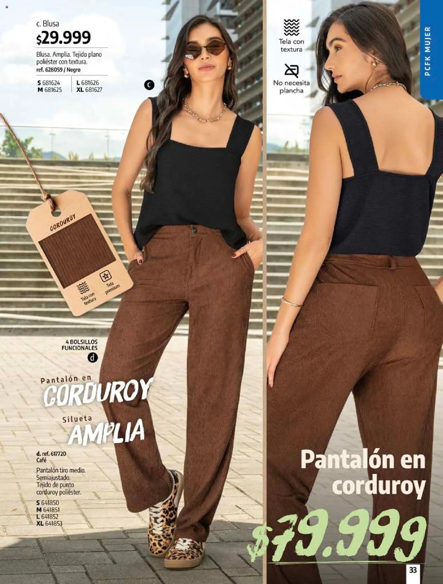Pacifika revista - valida desde el 12/07/2026 | Página: 33 | Productos: Plancha, Bolsillos, Blusa, Café