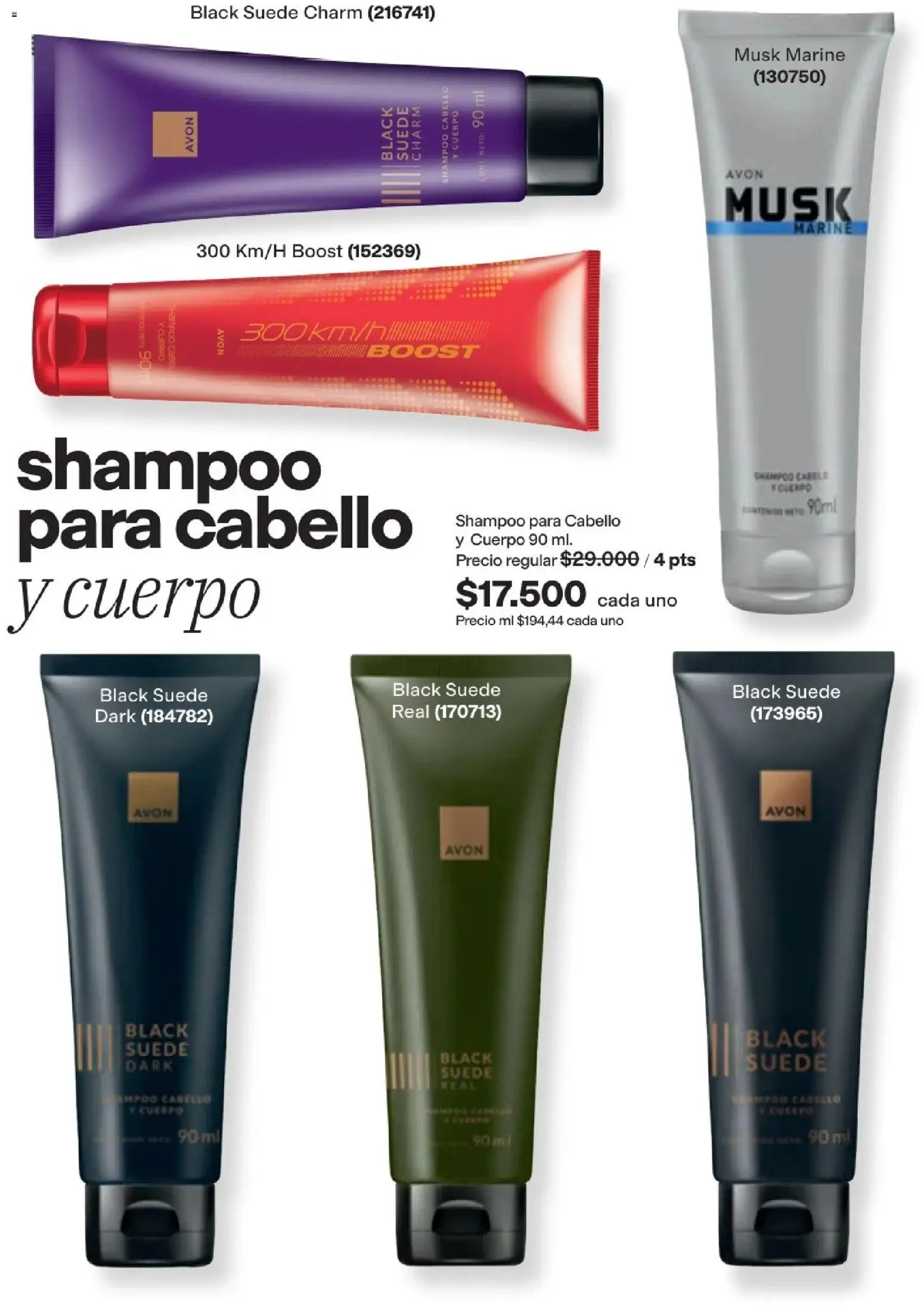 Avon revista - valida desde el 19/09/2026 | Página: 140 | Productos: Shampoo