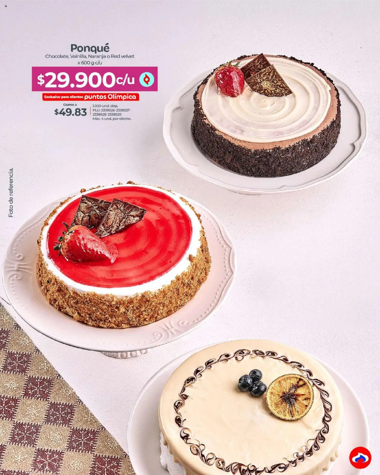 Olímpica revista - valida desde el 04.05.2026 | Página: 10 | Productos: Ponqué