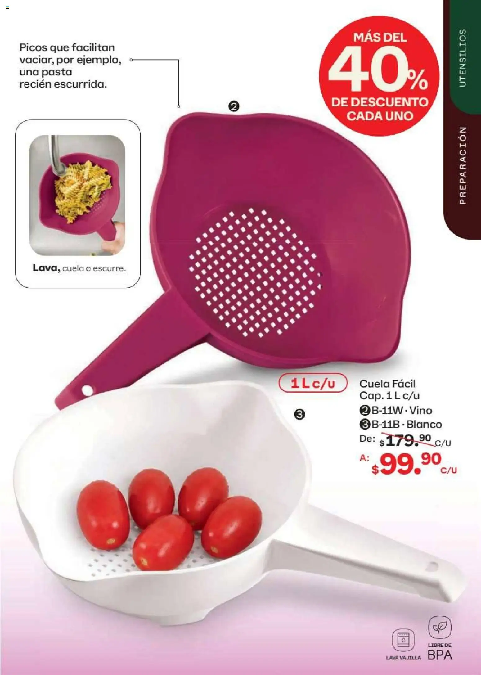 Nuevas ofertas de Tupperware válidas en toda la República Mexicana desde el 15.06.2026. ¡Encuentra las mejores ofertas en Tupperware catálogo! | Página: 83