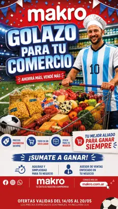 Vista previa Makro ofertas válido desde el 14.05.2026