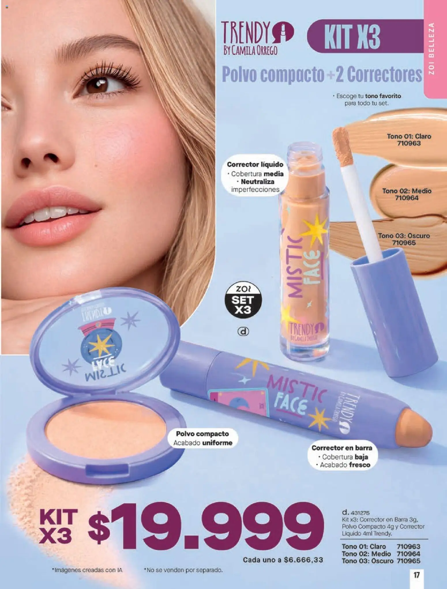 Pacifika revista - valida desde el 18/09/2026 | Página: 181 | Productos: Polvo compacto, Polvo, Corrector