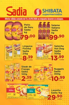 Shibata ofertas BRF  - Pré-Visualização do folheto da loja Shibata, válido de 15.05.2026