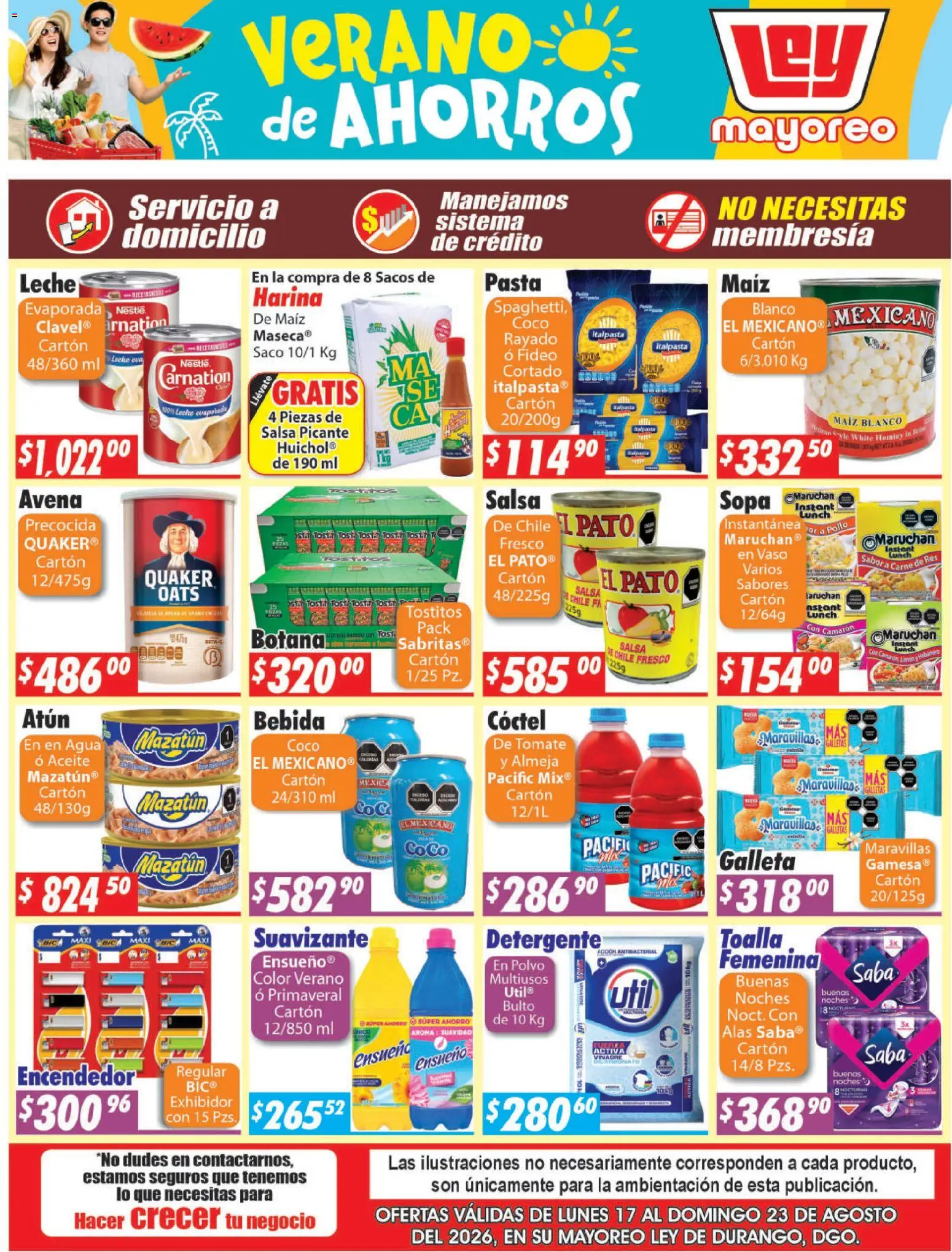 Nuevas ofertas de Casa Ley válidas en toda la República Mexicana desde el 17/08/2026. ¡Encuentra las mejores ofertas en Casa Ley folleto! | Página: 4 | Productos: Pollo, Maíz, Leche, Aceite