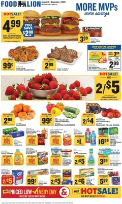 Preview of Food Lion weekly ads valid from 08/26/2026