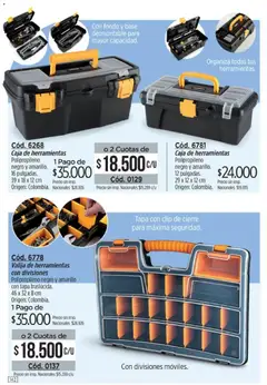 Vista previa Catálogo Amodil Campaña 15 válido desde el 26/08/2026 | Página: 142 | Productos: Caja de herramientas, Valija, Caja, Herramientas