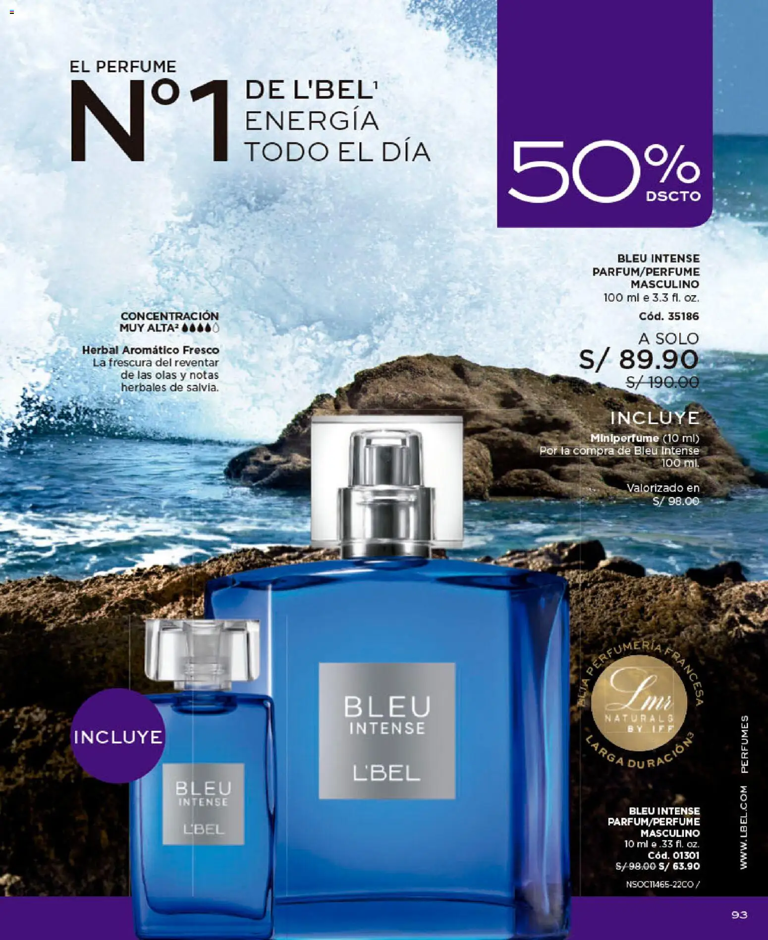 Catálogo L'Bel válido desde 09/09/2026 | Página: 93 | Productos: Perfumes, Perfume